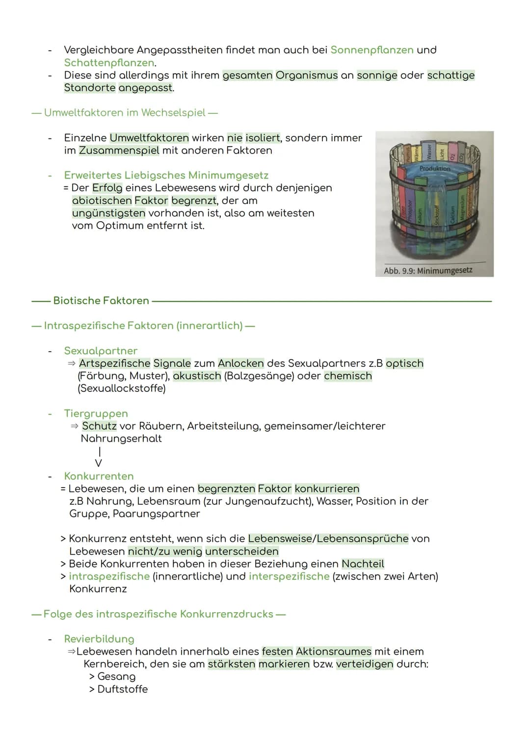 - Komponenten eines Ökosystems

Übersicht Ökologie

Biosphäre
= die Gesamtheit der Ökosysteme auf der Erde

Ökosystem
= eine funktionelle Ei