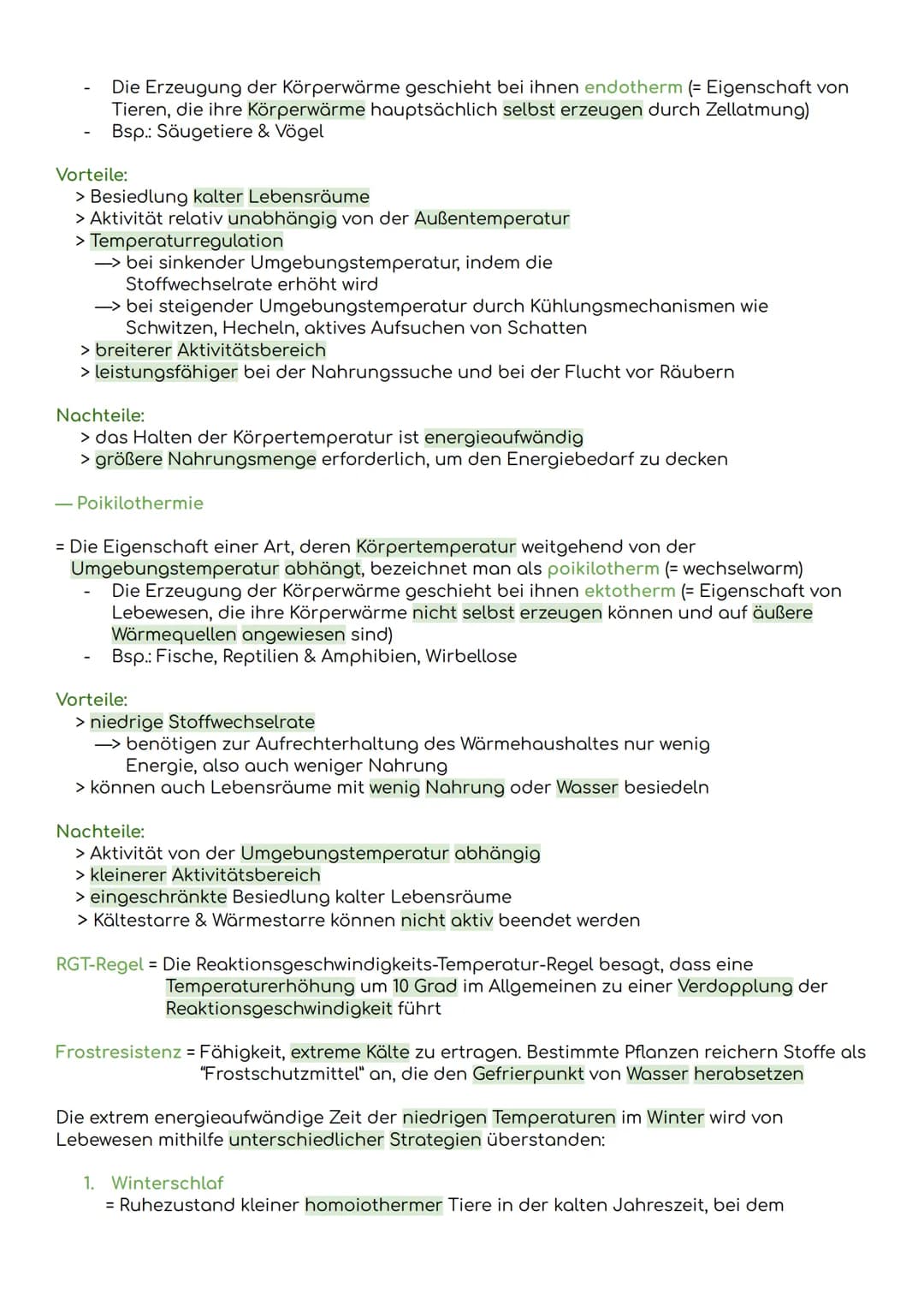 - Komponenten eines Ökosystems

Übersicht Ökologie

Biosphäre
= die Gesamtheit der Ökosysteme auf der Erde

Ökosystem
= eine funktionelle Ei