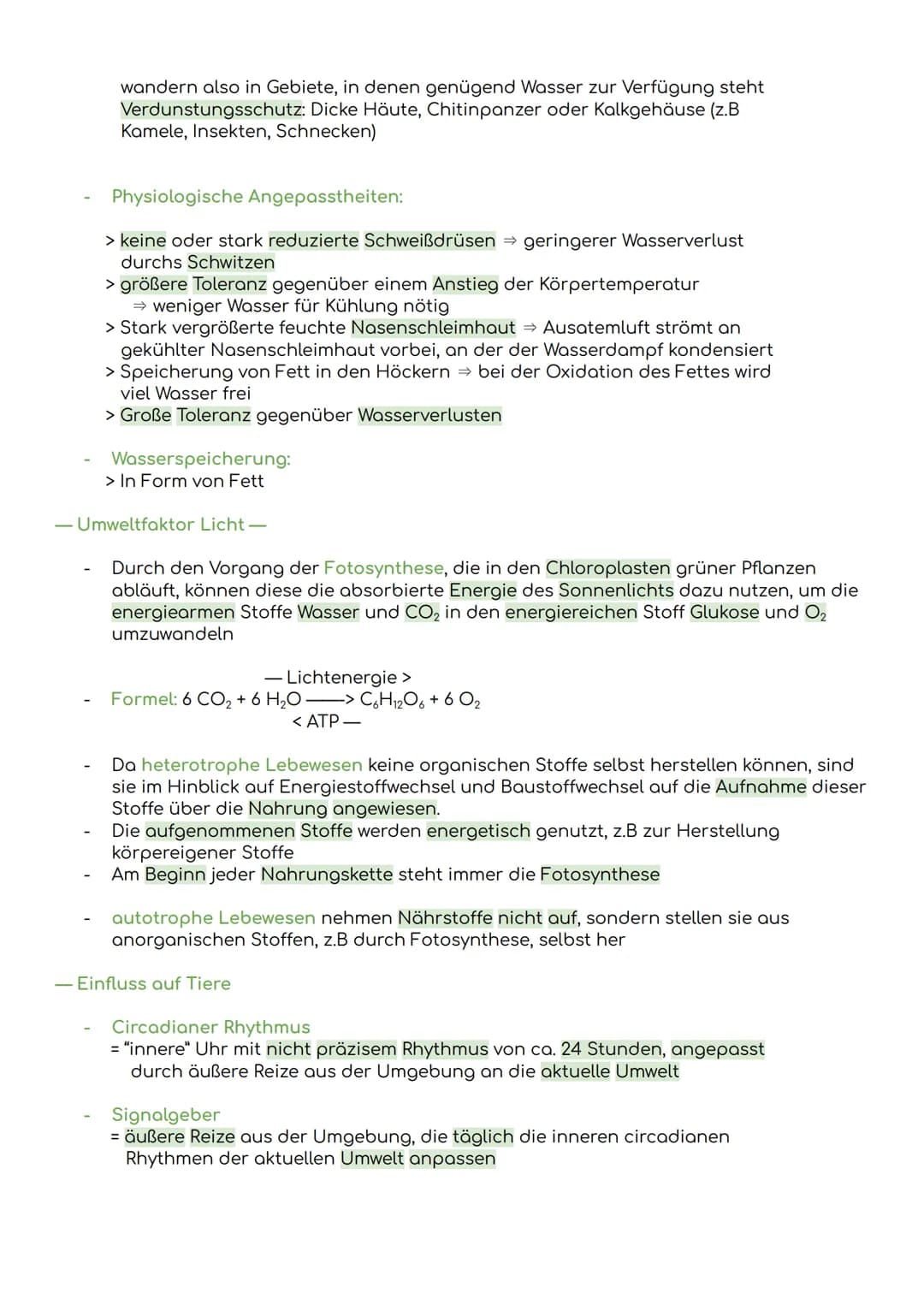 - Komponenten eines Ökosystems

Übersicht Ökologie

Biosphäre
= die Gesamtheit der Ökosysteme auf der Erde

Ökosystem
= eine funktionelle Ei