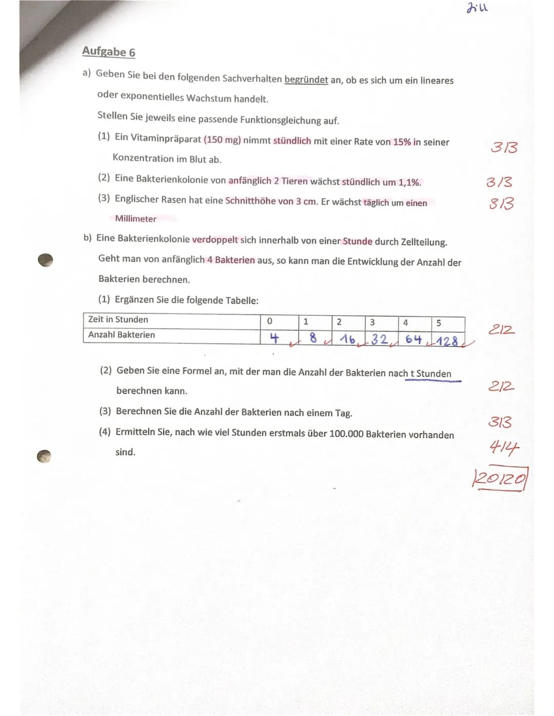Jill

Mathe GK EF/1. Hj.

2. Klausur
Teil 1 (hilfsmittelfreier Teil)

21.12.2020

218

313

313

18/9/
Aufgabe 1

a) Geben Sie die Funktions