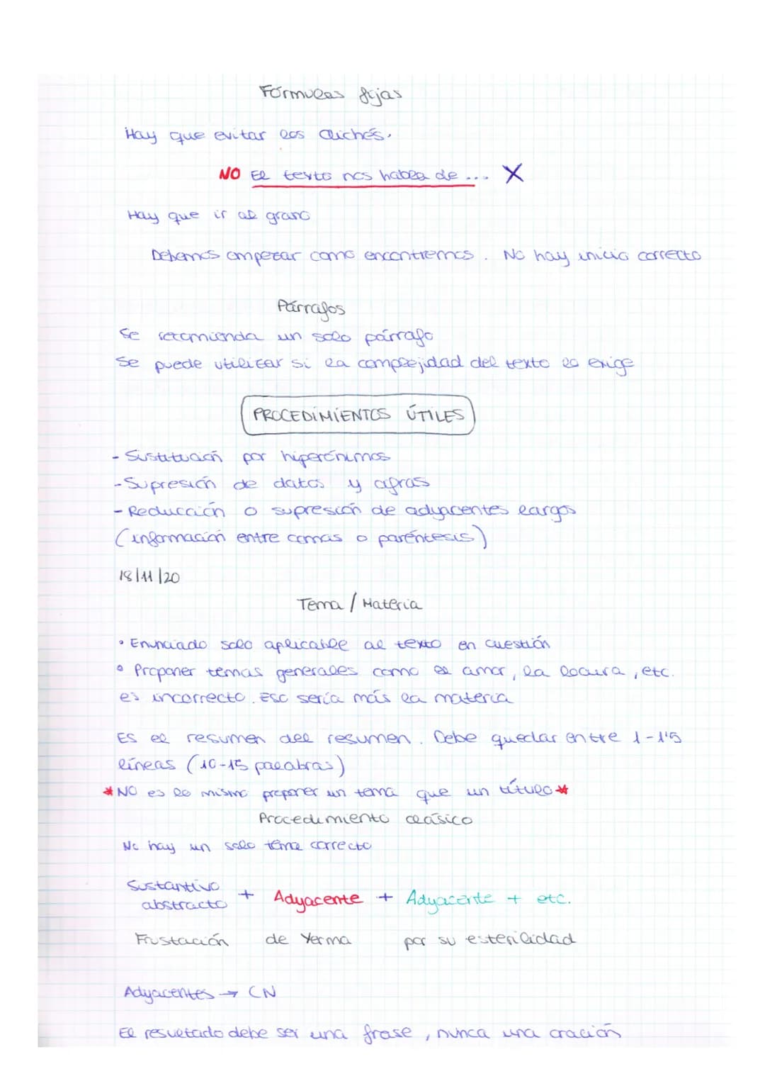 10/11/20

Condiciones de un buen resumen

•Recoger el propósito del texcoc
• Informar de las ideas principales y secundanas
• Evital la copi