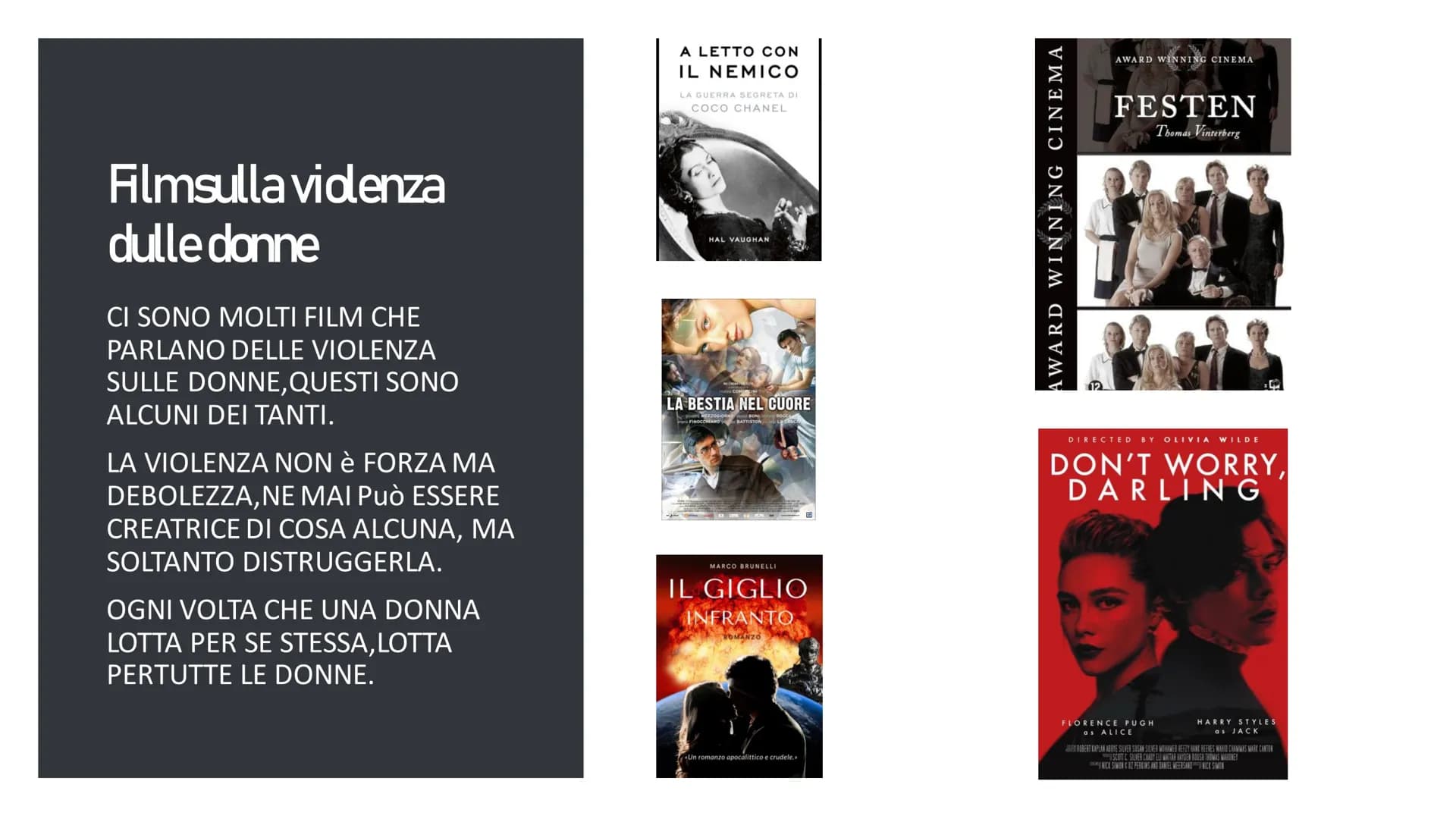 # STOP

VIOLENZA SULLE DONNE

DICIAMO NO ALLA VIOLENZA SULLE DONNE

SARA IMPERATRICE
1ATUR REATO AL
FEMMINICIDIO

LA PAROLA FEMMINICIDIO È S