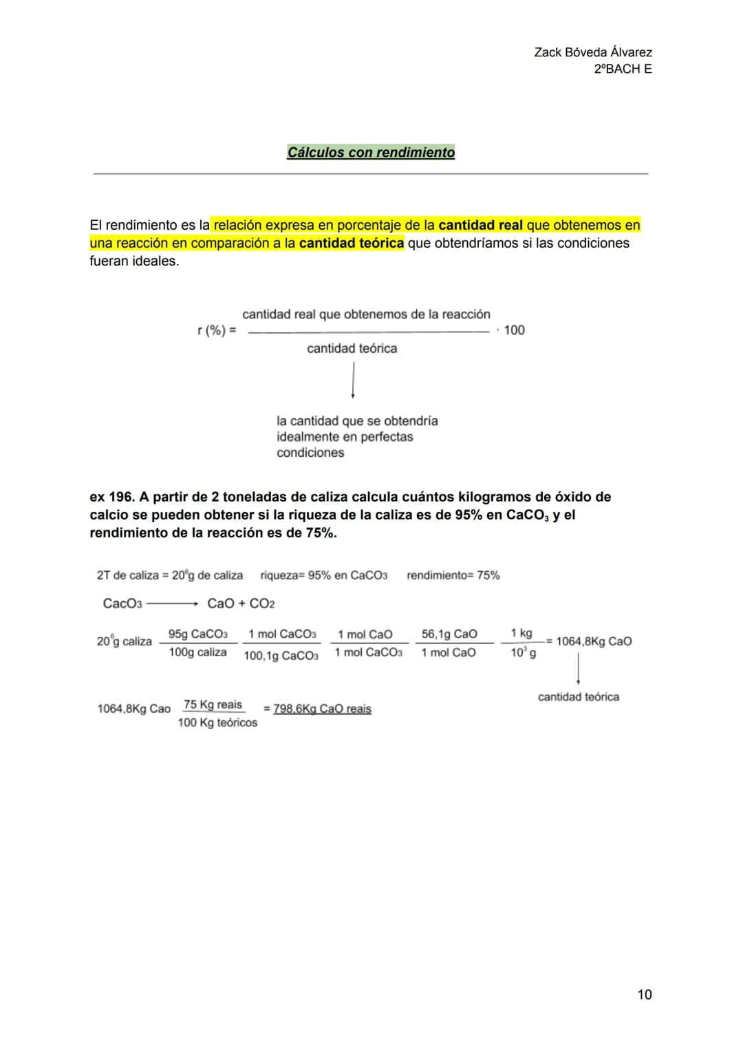 Química T1
Cálculos químicos

Masa atómica de un elemento: Masa media ponderal de sus
isótopos, o, teniendo en cuenta la masa de los isótopo