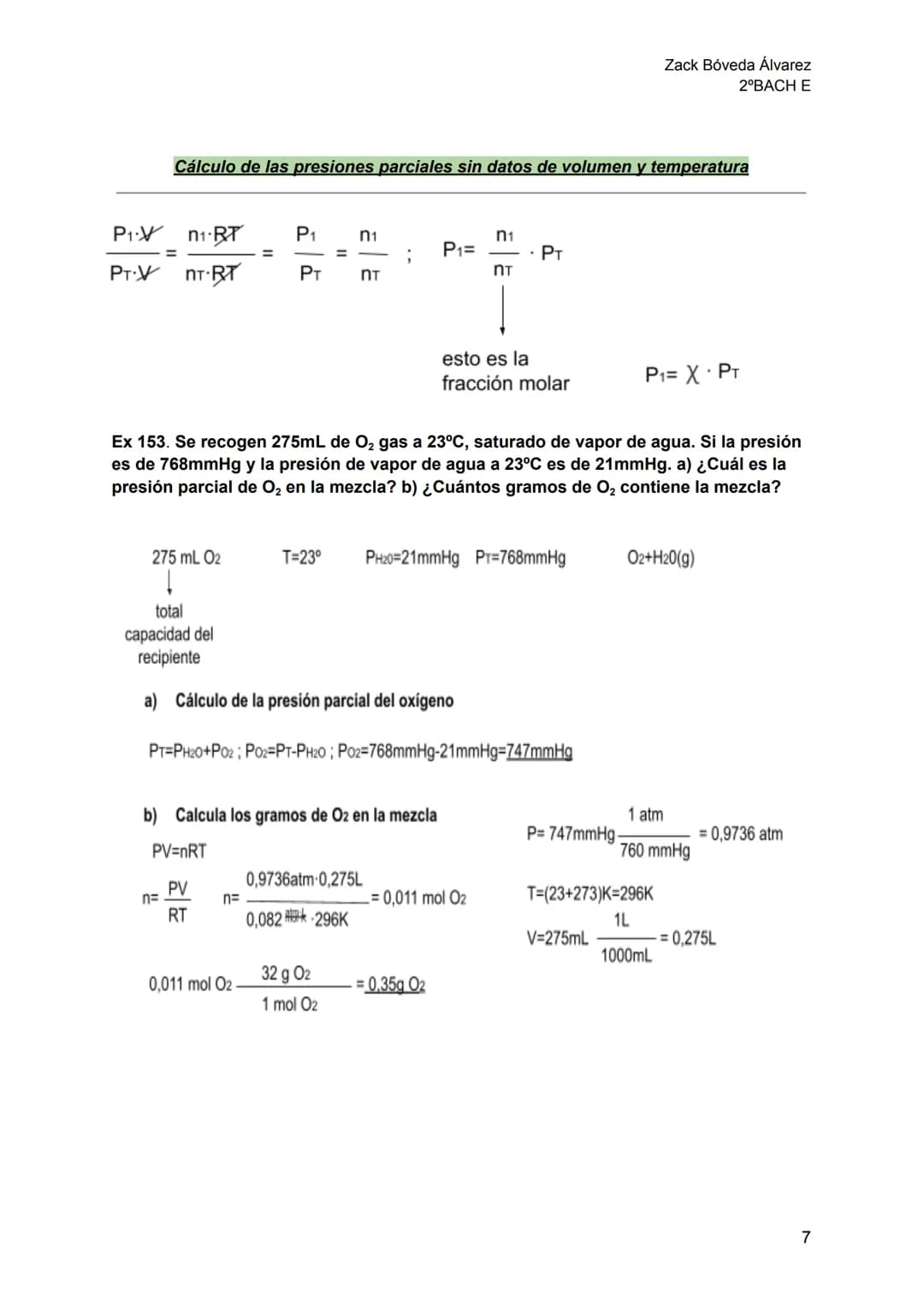 Química T1
Cálculos químicos

Masa atómica de un elemento: Masa media ponderal de sus
isótopos, o, teniendo en cuenta la masa de los isótopo