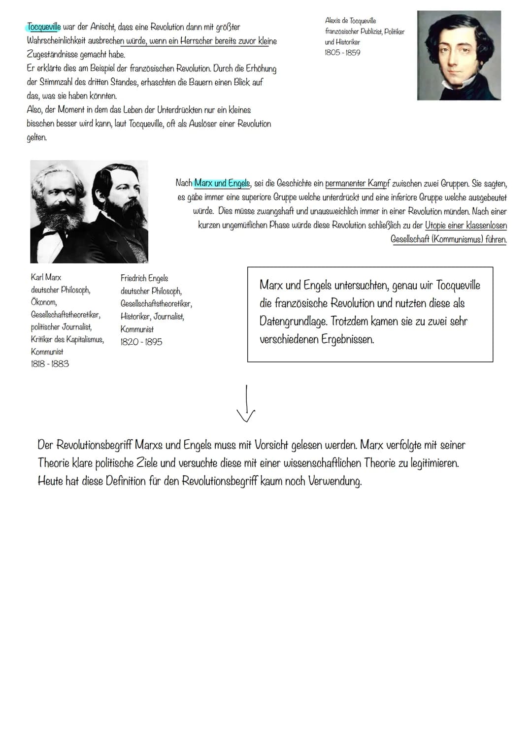 # Revolution

> Für den Begriff "Revolution" gibt es keine feste Definition!
> Revolutionen unterscheiden sich von Revolten, Rebellionen, ei