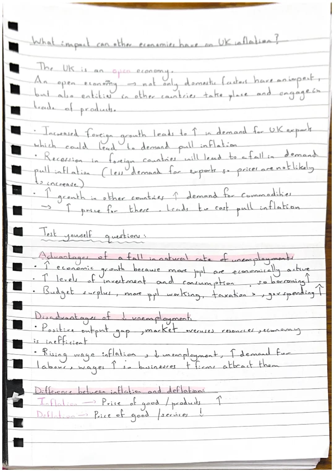 Inflakion-Macroeconomics
5-01-23
Kay kerms
- Inflation when the price of general goods /services undergo a
general increase
- Disinflation: 
