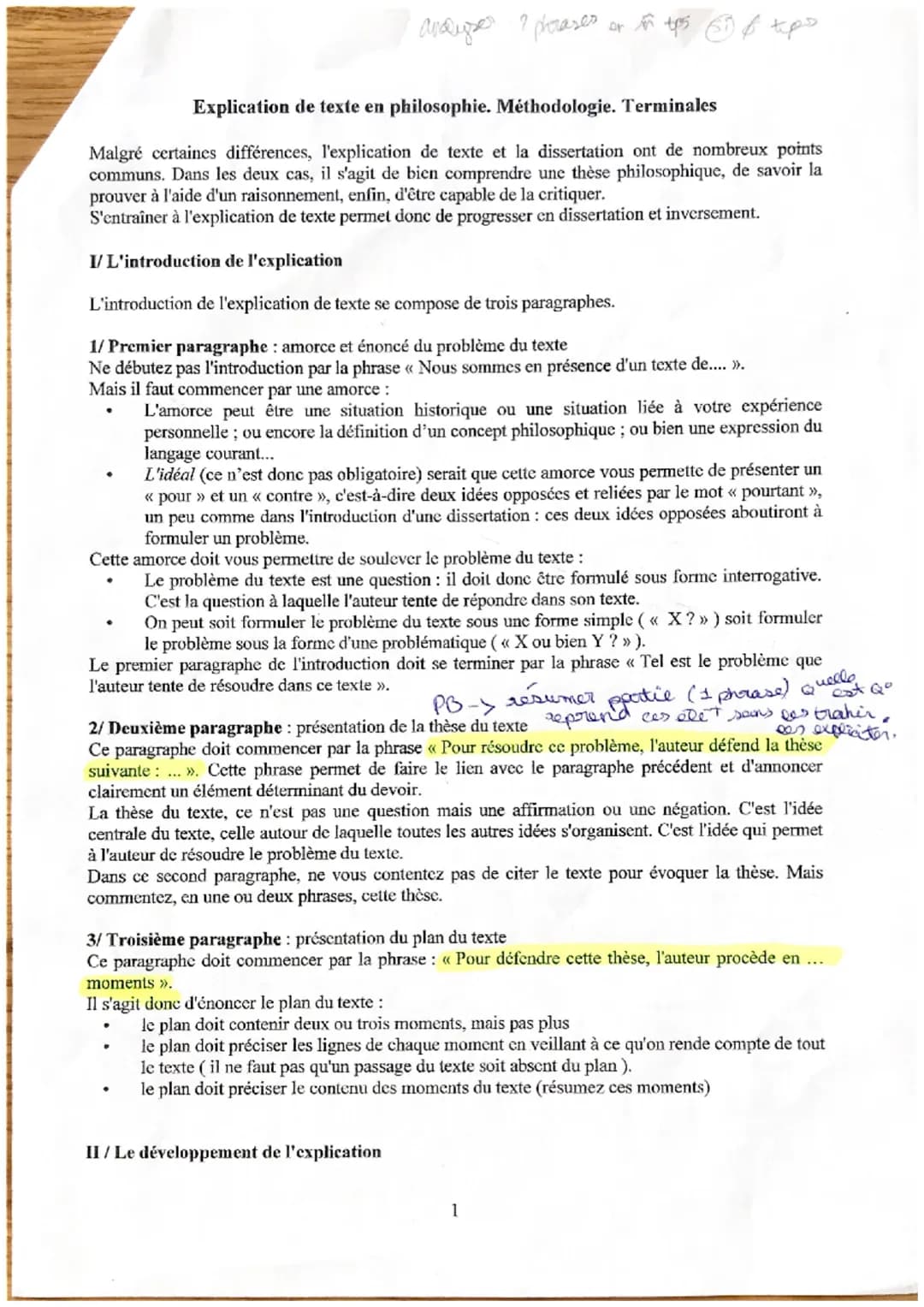 andyser 2 phorases or in tpos Enf tipo

Explication de texte en philosophie. Méthodologie. Terminales

Malgré certaines différences, l'expli