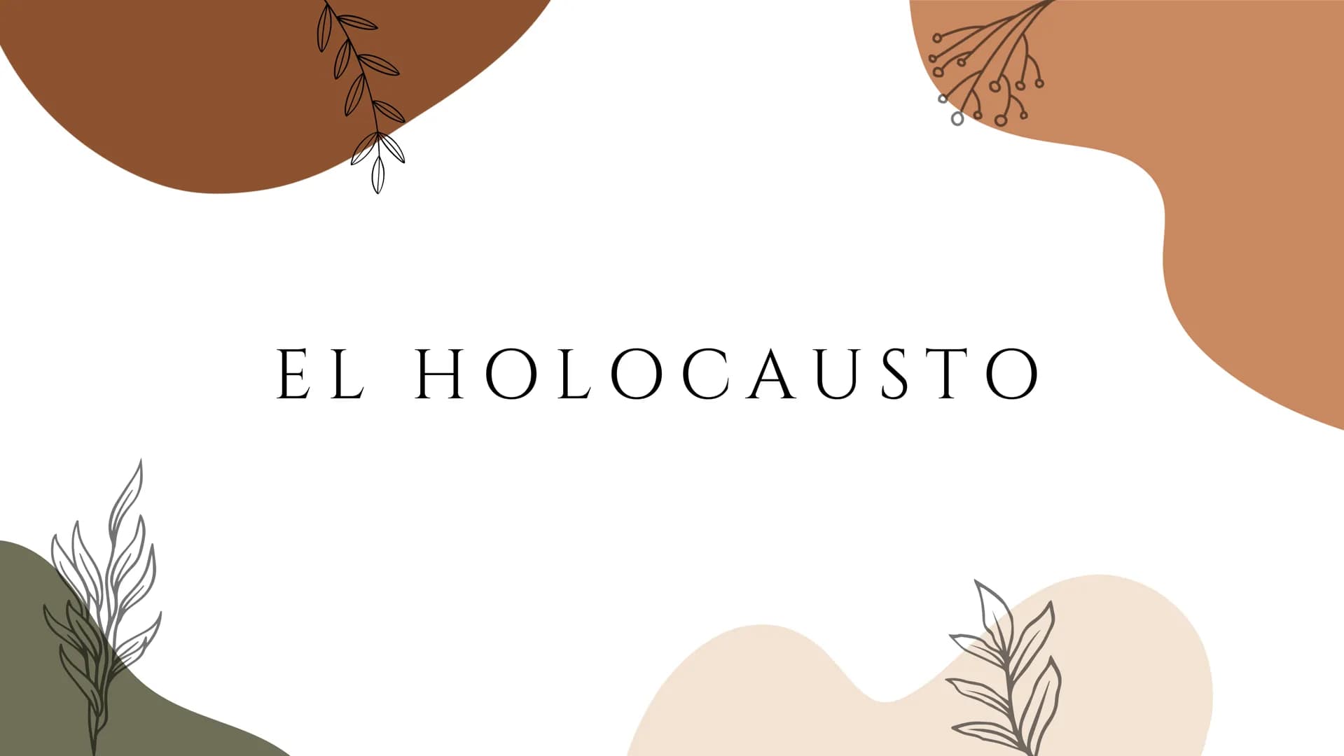 EL HOLOCAUSTO ÍNDICE
FUNDADORA

Leyes de Núremberg
Arianización
Noche de los cristales rotos
Reclusión en guetos
Conferencia de Wannsee
Solu