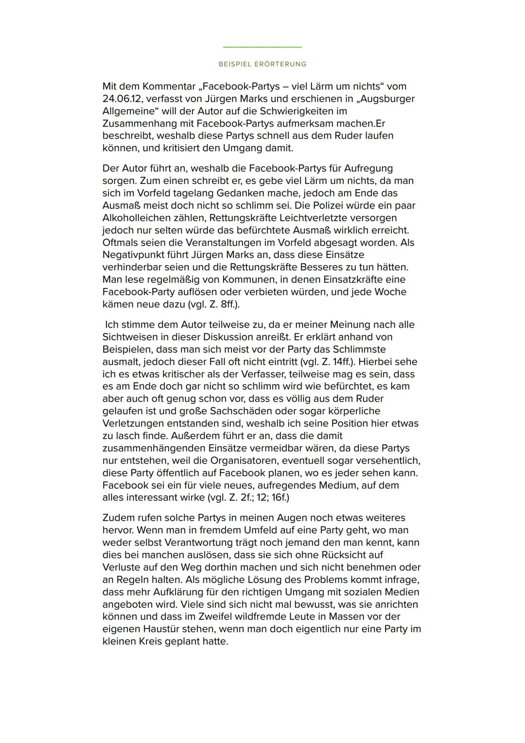 # Textgebundene Erörterung

VORBEREITUNG

1. TEXT SORGFÄLTIG LESEN

- TEXT GRÜNDLICH DURCHLESEN UND VERSTEHEN
WICHTIGE STELLEN UND SCHLÜSSEL