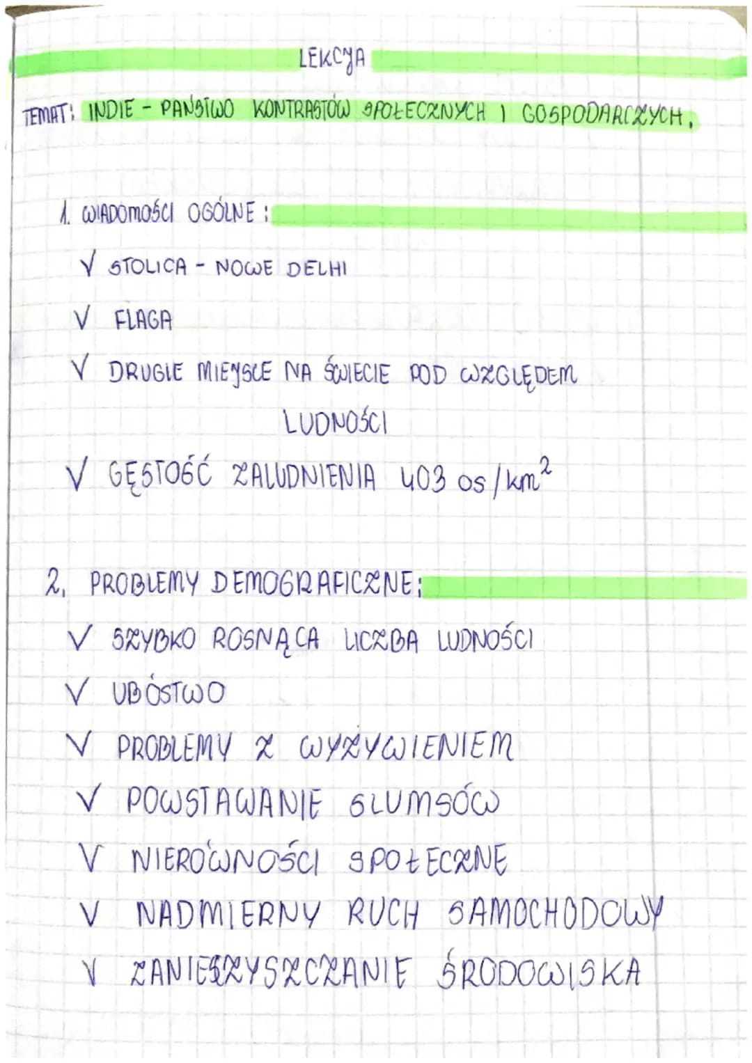 LEKCJA

TEMAT: INDIE - PANSIWO KONTRASTÓW SPOŁECZNYCH I GOSPODARCZYCH,

1. WIADOMOŚCI OGÓLNE :

✓ STOLICA NOWE DELHI

✓ FLAGA

✓ DRUGIE MIEJ