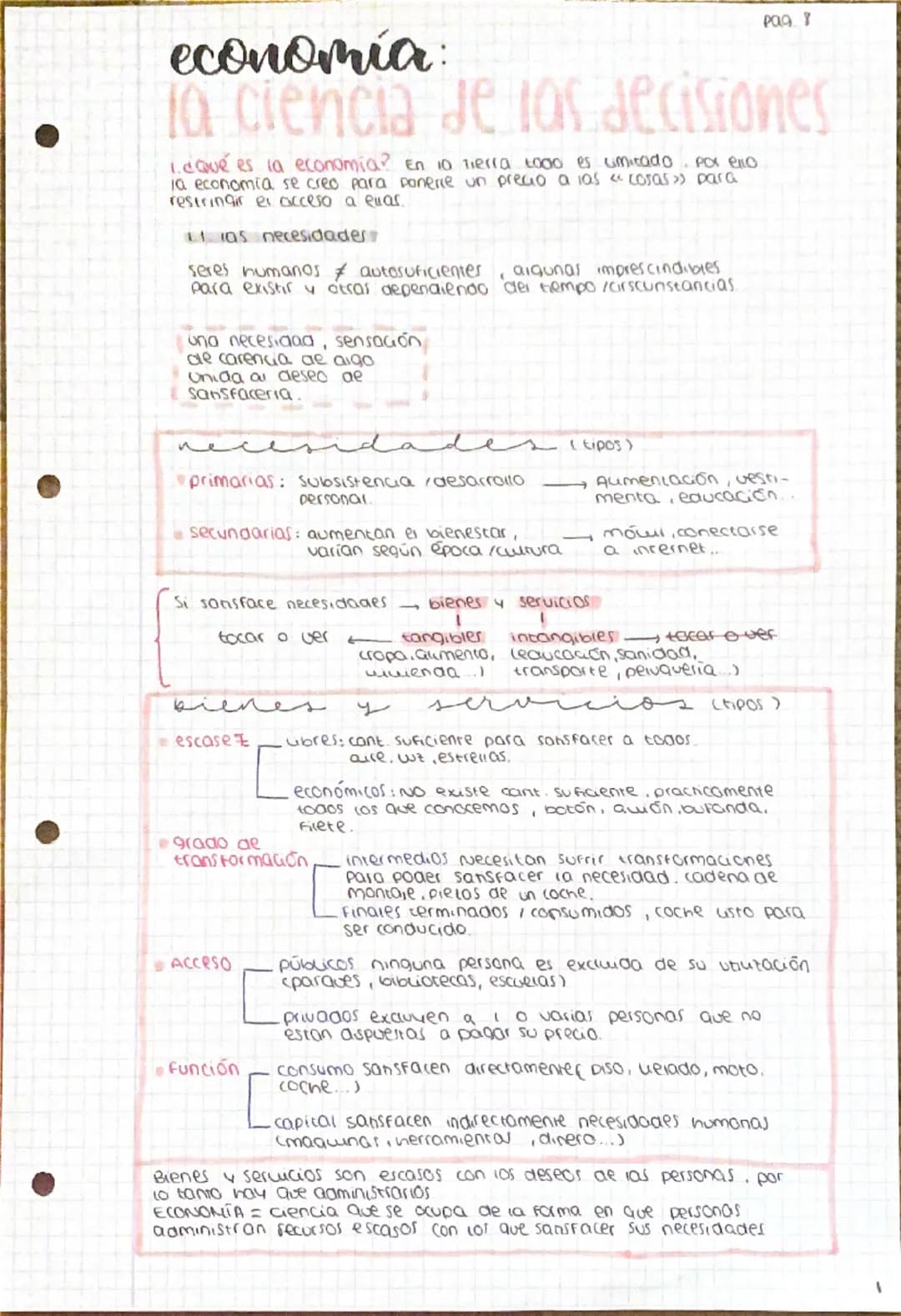 Pag. 7
economía:
la ciencia de las decisiones
Por ello
1.¿cové es la economia? En la tierra todo es umitado
ja economia se creo para ponerie