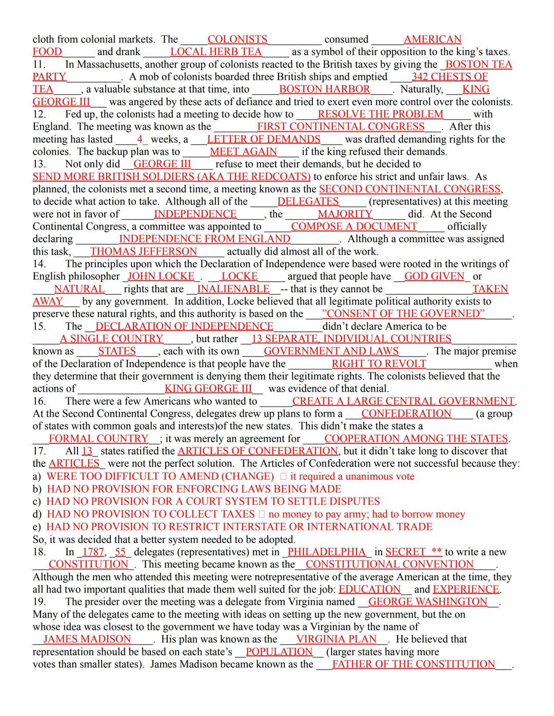 Name
Period

Study Guide #2 - Civics
The U.S. Constitution

1. The U.S. Constitution is just 4300 words, but those words define the basic st