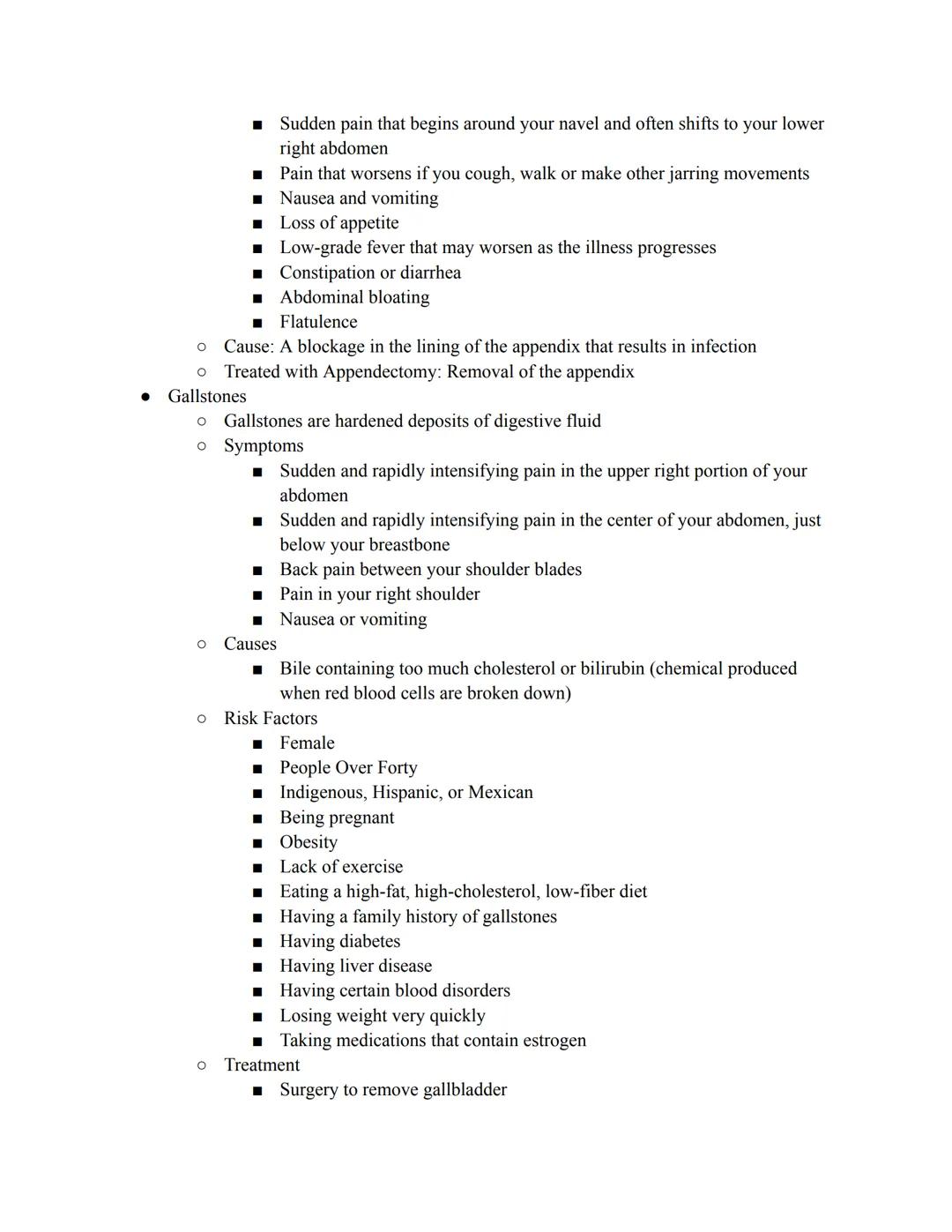 Homeostatic Disorders of the Digestive System

*   Hiatal Hernia
    *   When the upper part of your stomach bulges through the diaphragm
  