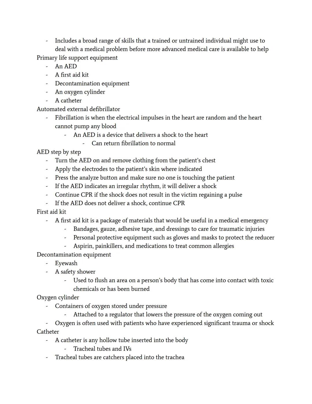 # First Aid and Emergency Response

Emergency care
- Is provided at the scene of an accident or medical emergency
  - Traumatic injuries, su