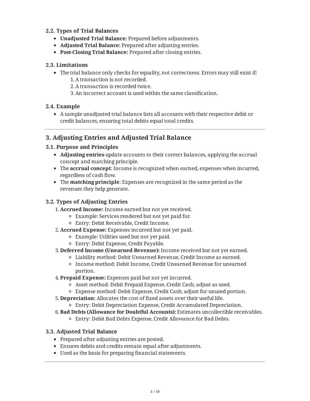 Comprehensive Summary: Accounting Cycle, Adjusting Entries,
and Financial Statements
1. Posting to the Ledger: The Classifying Phase
1.1. Ov