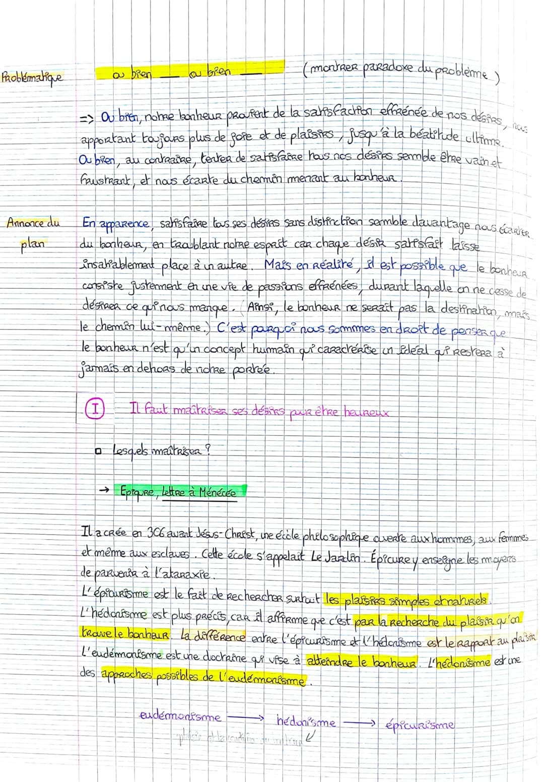 Notion 1 Le Bonheur.

=> Faut-il satisfaire tous ses désires pour être heureux?

Armorce
-> Mythe d' I care, mythologie grecque
Résumé: Déda