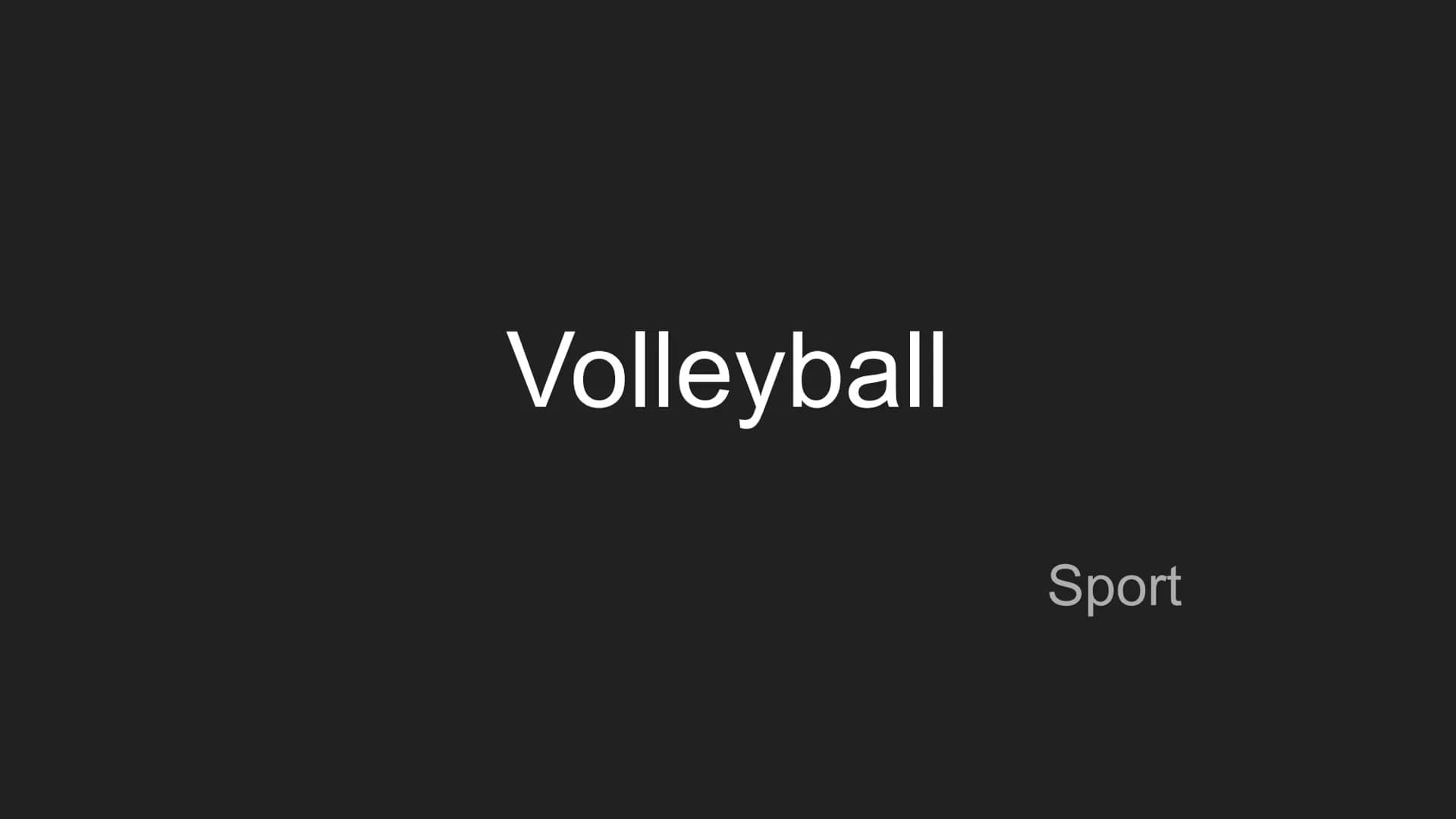 Volleyball

Sport # Gliederung

## Theorie:
- Geschichte des Volleyballs
- Allgemeines
- Voraussetzungen
- Spielfläche
- Regeln

## Praxis:
