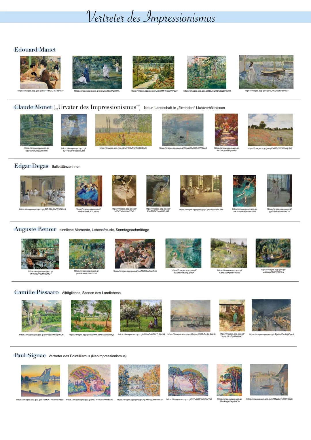 # Die Epoche des Impressionismus (1860-1900)

_Impression Ausdruck

# Historischer Hintergrund

Konfrontation der Künstler mit neuen Erfindu