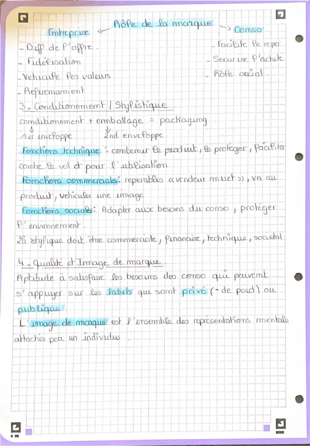 Chapitre 2: Za comstruchon d'une offic

1. Composantes de l'offte.

Materiefles: Sa composition, dimensioms, performances, sa
codification, 