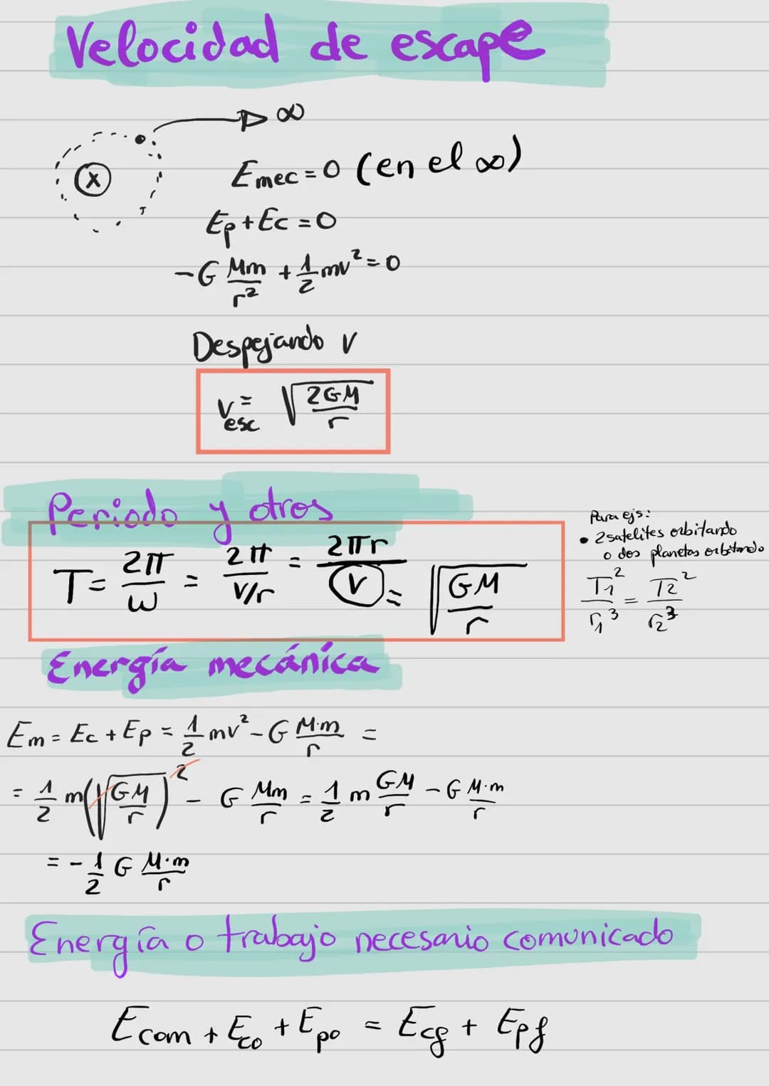 # GRAVITACIÓN

BLOQUE 1

(Elena T.)

$
\overrightarrow{F} = G \frac{Mm}{r^2} \overrightarrow{u}
$  $G = 6,67 \cdot 10^{-11} N m^2/kg^2$

$
\