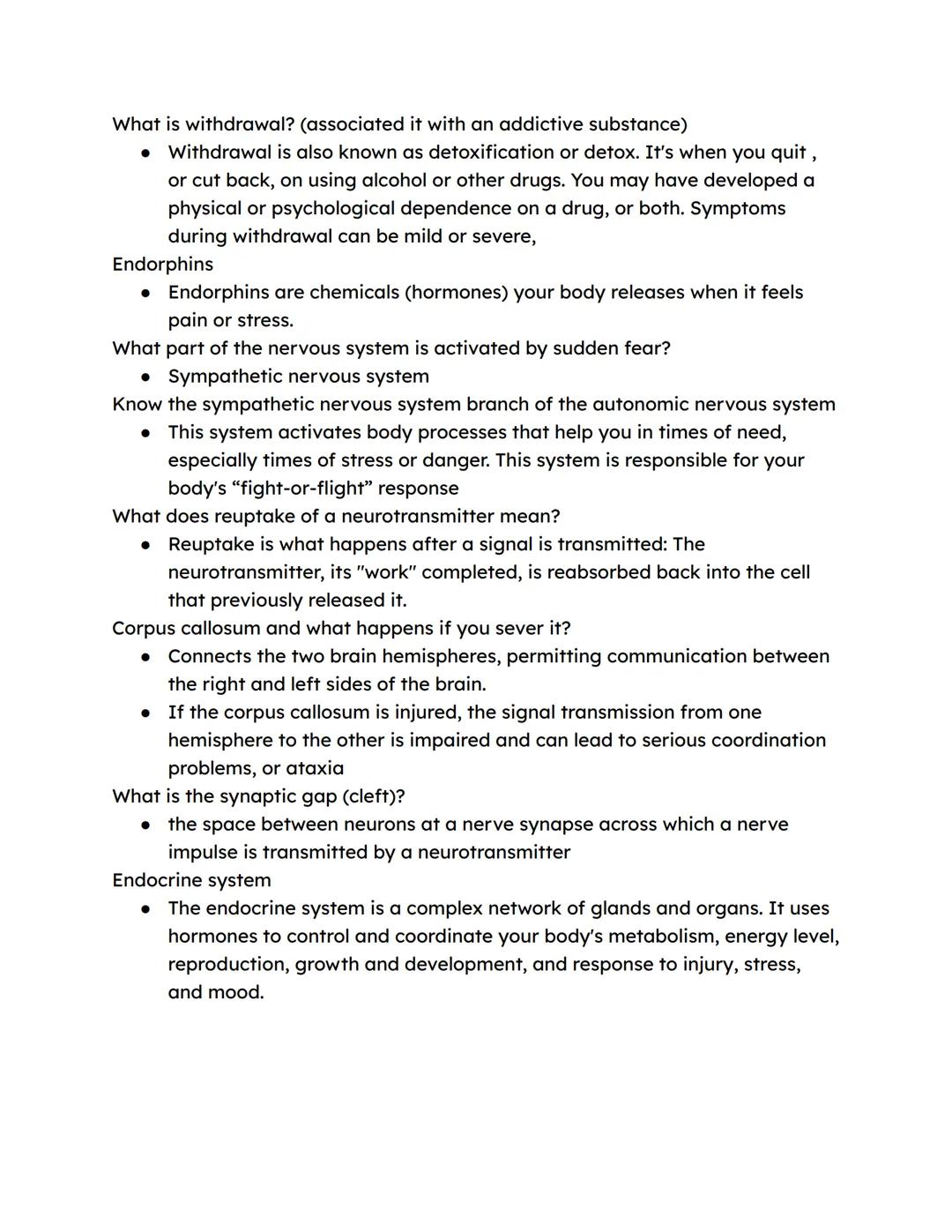 TEST REVIEW FOR BIOLOGICAL UNIT III OF TEXTBOOK

Define Aphasia - which part of the brain may be damaged by this
- loss of ability to unders