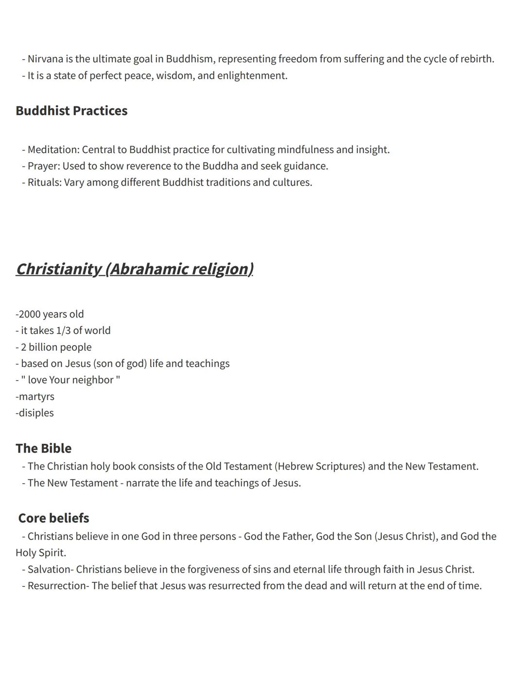 First Notebook

# Belief Systems (Global Studies)

## Hinduism (Brahman - Belief in one cosmic god-)

- Hindus believe in many deities
- Hin