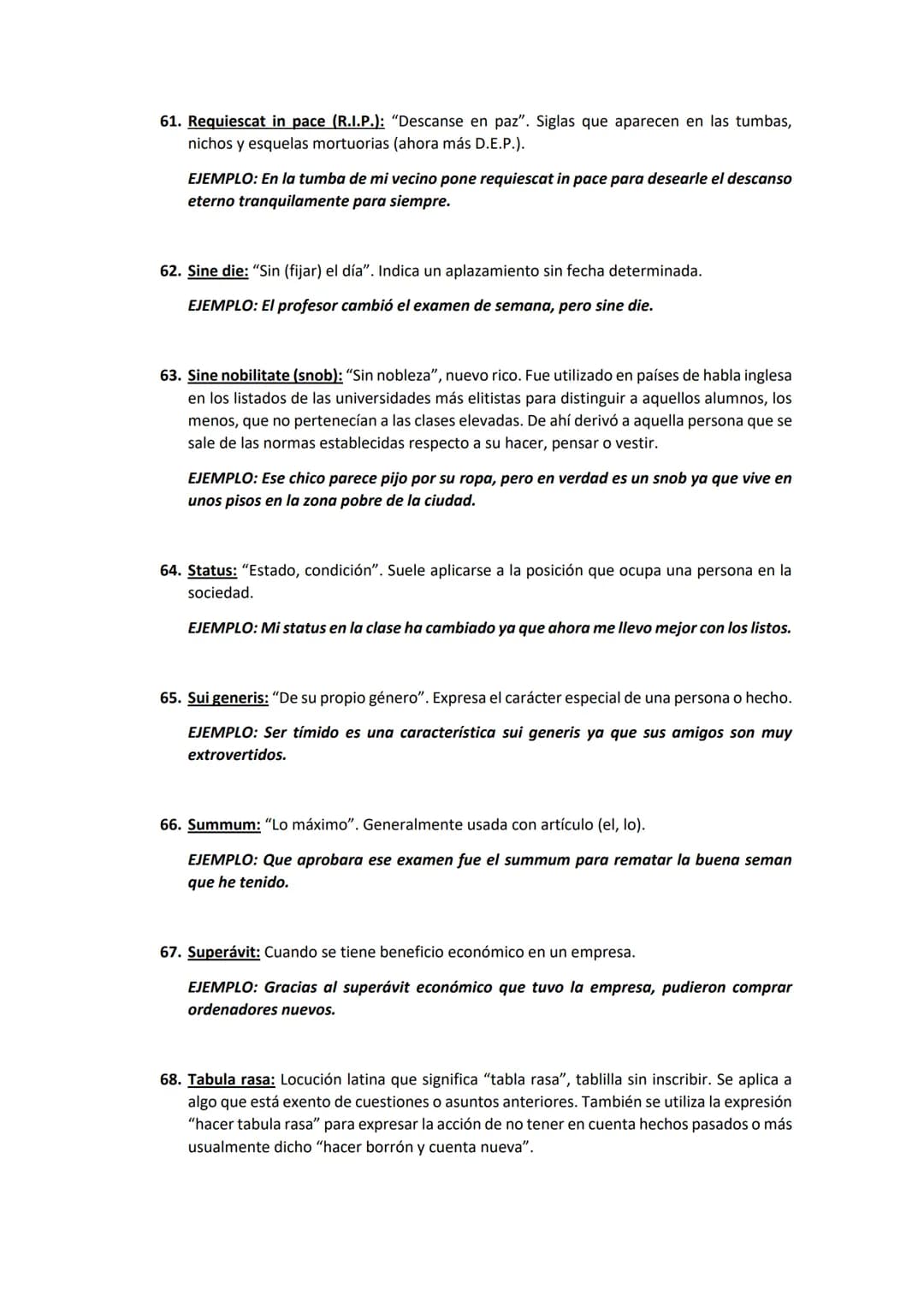 # LATINISMOS:

1.  Accesit o accéssit: "Se acercó / se ha acercado". Premio o recompensa inferior que se
otorga a quien, sin alcanzar el pri