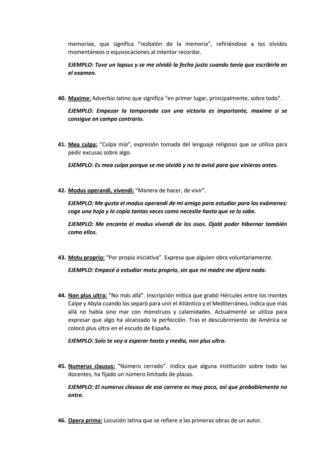 # LATINISMOS:

1.  Accesit o accéssit: "Se acercó / se ha acercado". Premio o recompensa inferior que se
otorga a quien, sin alcanzar el pri
