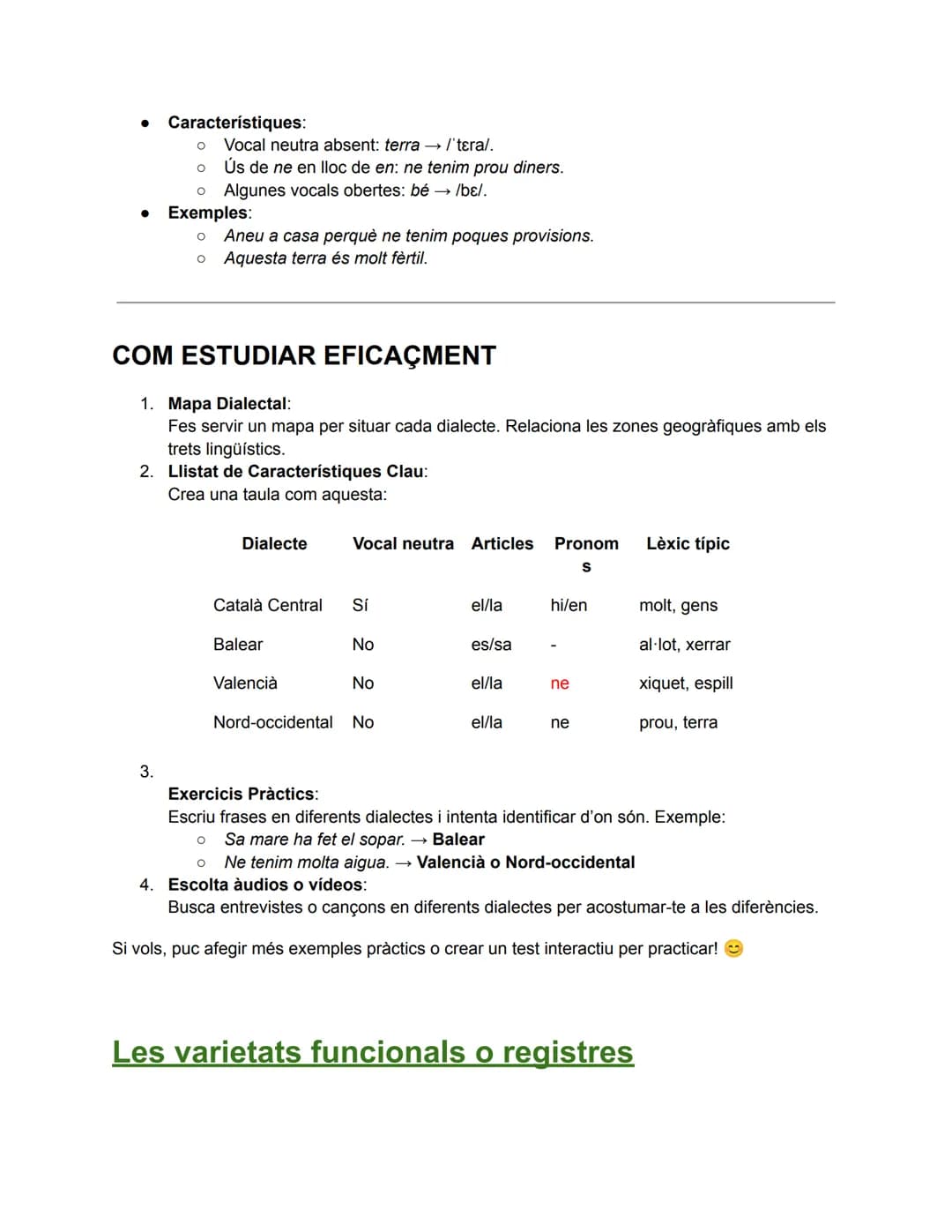 # EXAMEN CATALÀ 1 BAT

B

## Els Dialectes (UD1)

Àrea catalonoparlant - 61.000km2
més de 13.900.000 habitants, però només més de
4.500.000 