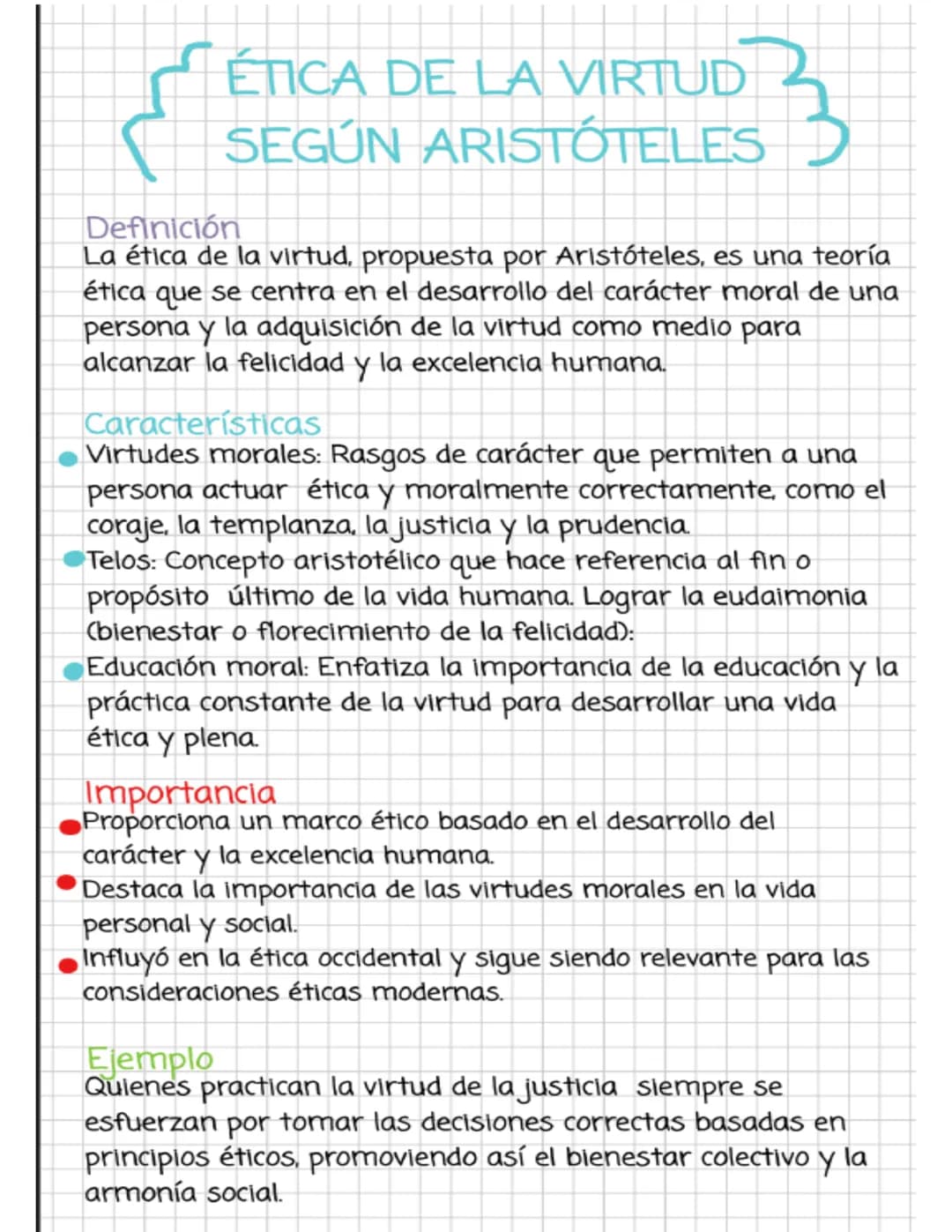 # ÉTICA DE LA VIRTUD 2

# SEGÚN ARISTÓTELES)

## Definición

La ética de la virtud, propuesta por Aristóteles, es una teoría
ética que se ce