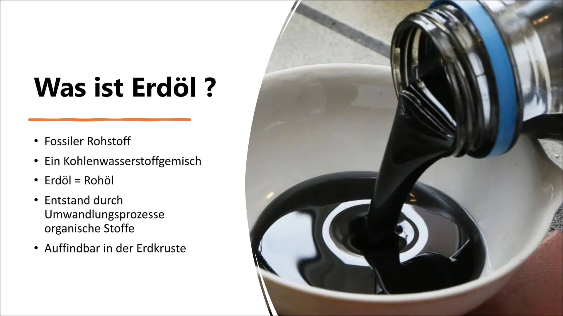 # Erdöl- fossiler Energie

# Träger

(nur begrenzt verfügbar) ## Inhaltsverzeichnis

*   Was ist Erdöl?
*   Wie entsteht Erdöl?
*   Erdölför