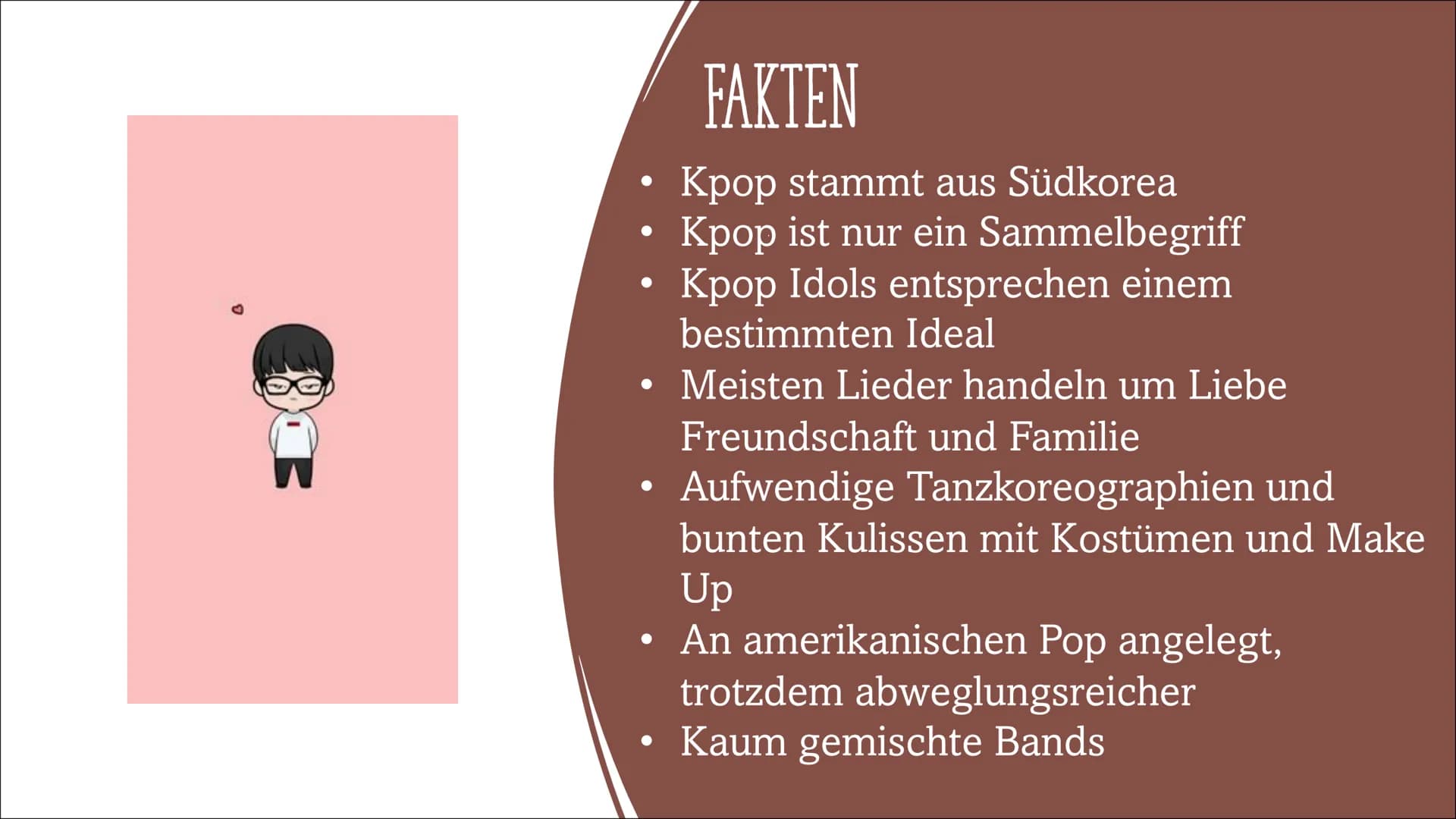 # K-POP




ENTERTAINMENT

SM
ENTERTAINMENT

ENTERTAINMENT
LEADER IN ENTERTAINMENT GLIEDERUNG

• FAKTEN
• K-POP ALS MUSIKRICHTUNG
• BEKANNTE