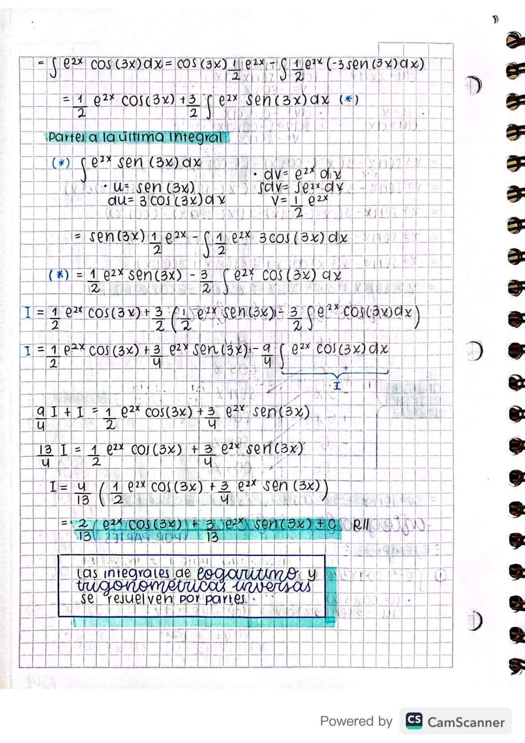 # método de integ
f f(x) g(x) ax =
egración por partes
f(x) g(x) dx = f(x)dx. xp(x)6S
xp(x)51) =
S. xp(x)51) =xp x.x S
pensado
inicialmente.