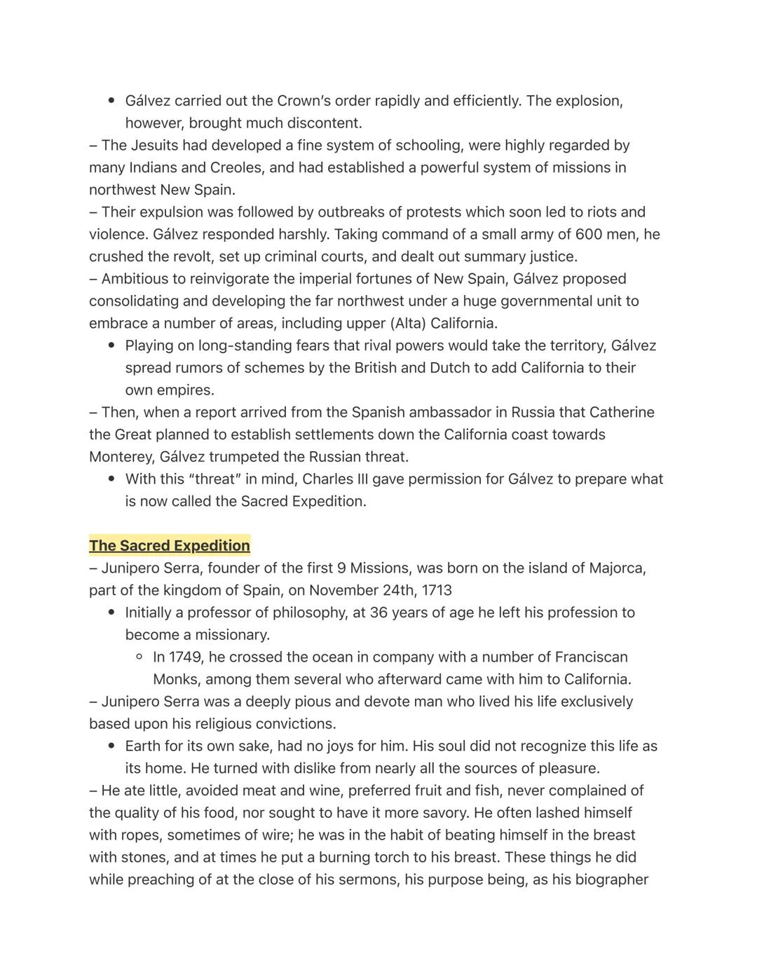 # 4: Spanish California (The Mission
System and the Native Americans)

The Mission: A Frontier Institution

- To fully understand the missio