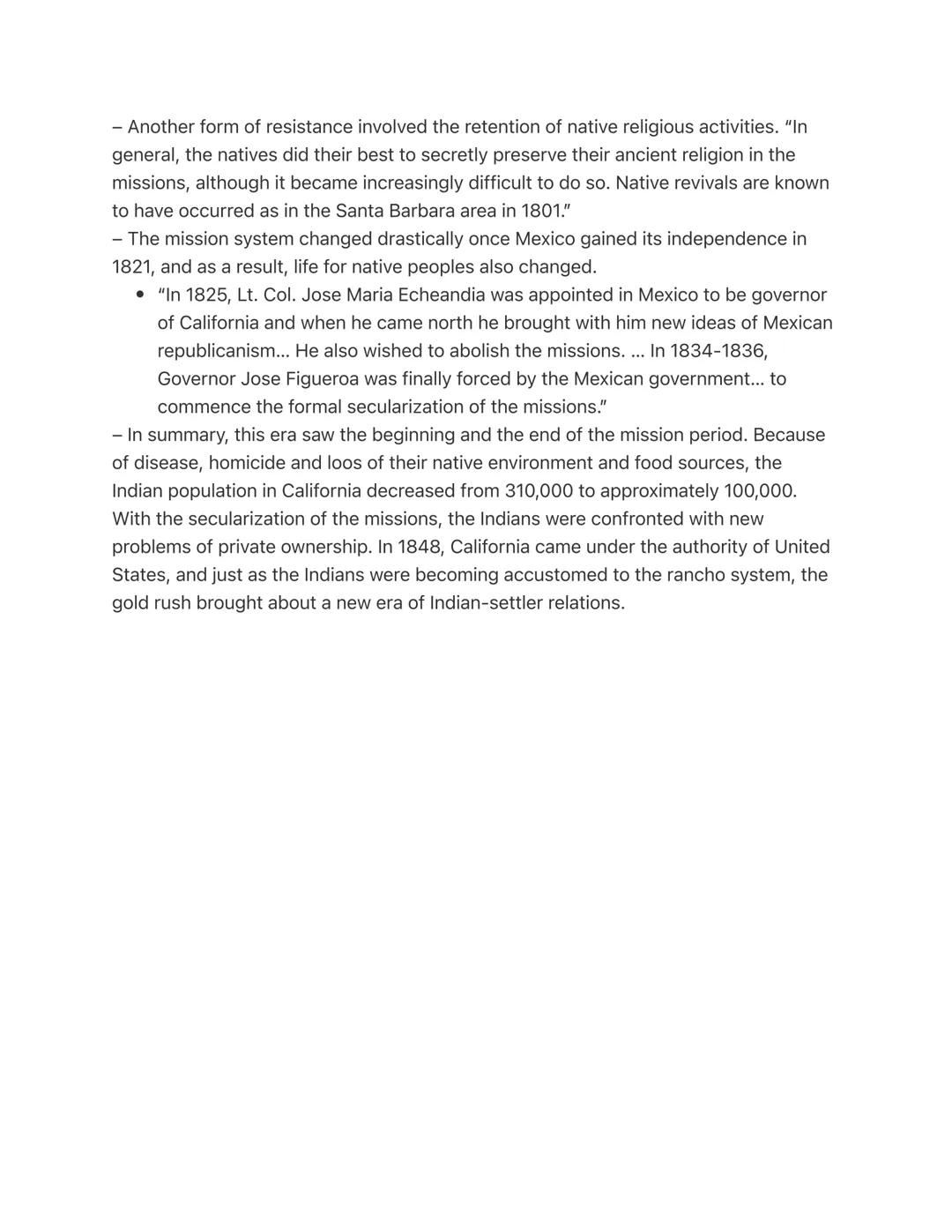 # 4: Spanish California (The Mission
System and the Native Americans)

The Mission: A Frontier Institution

- To fully understand the missio