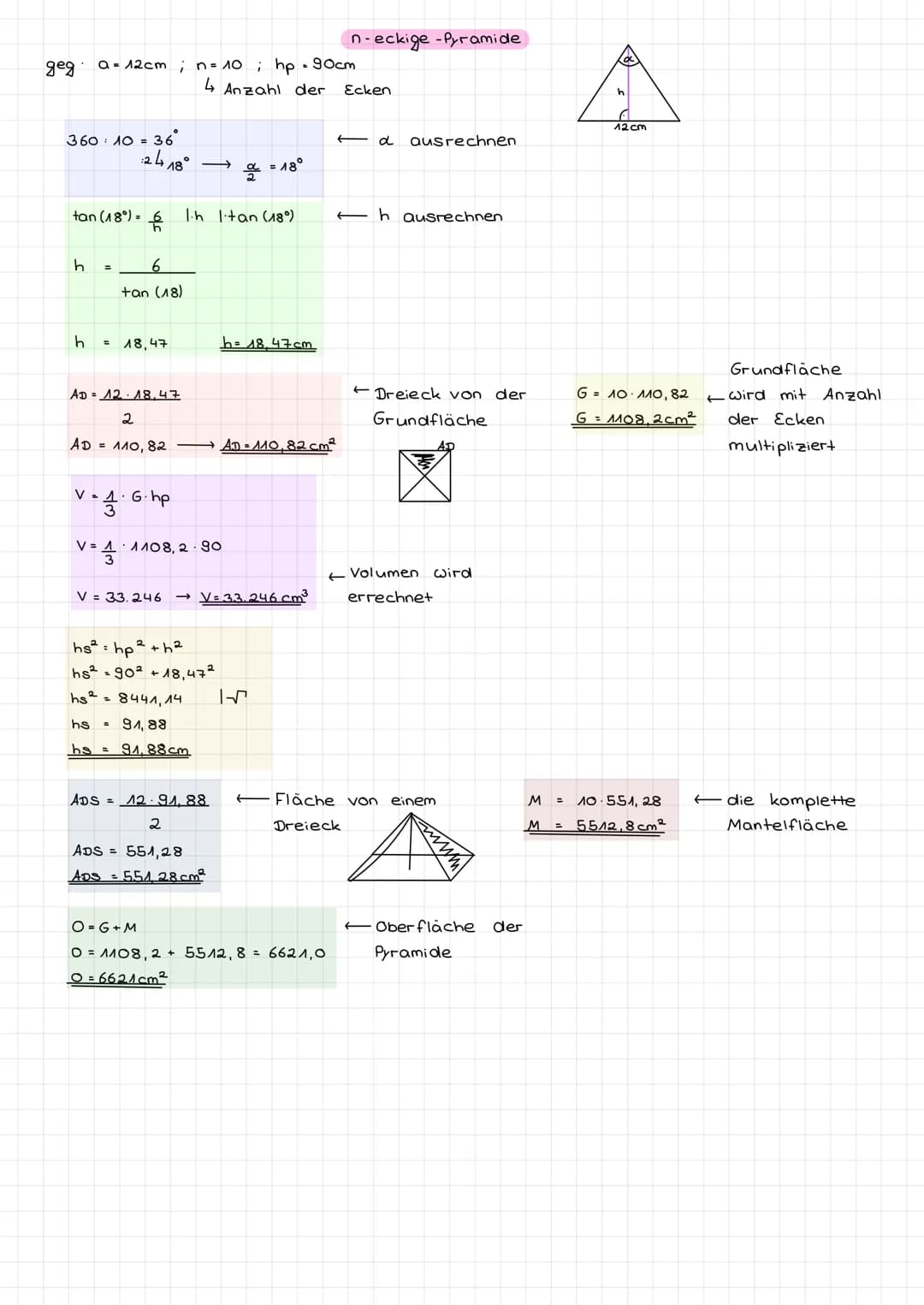 Normal

Würfel
→ V = a · a · a = $a^3$
→ O = 6 · $a^2$

Quader:
→ V = a · b · c
→ O = 2 · a · b + 2 · b · c + 2 · c · a

Prisma:
Formelsamml