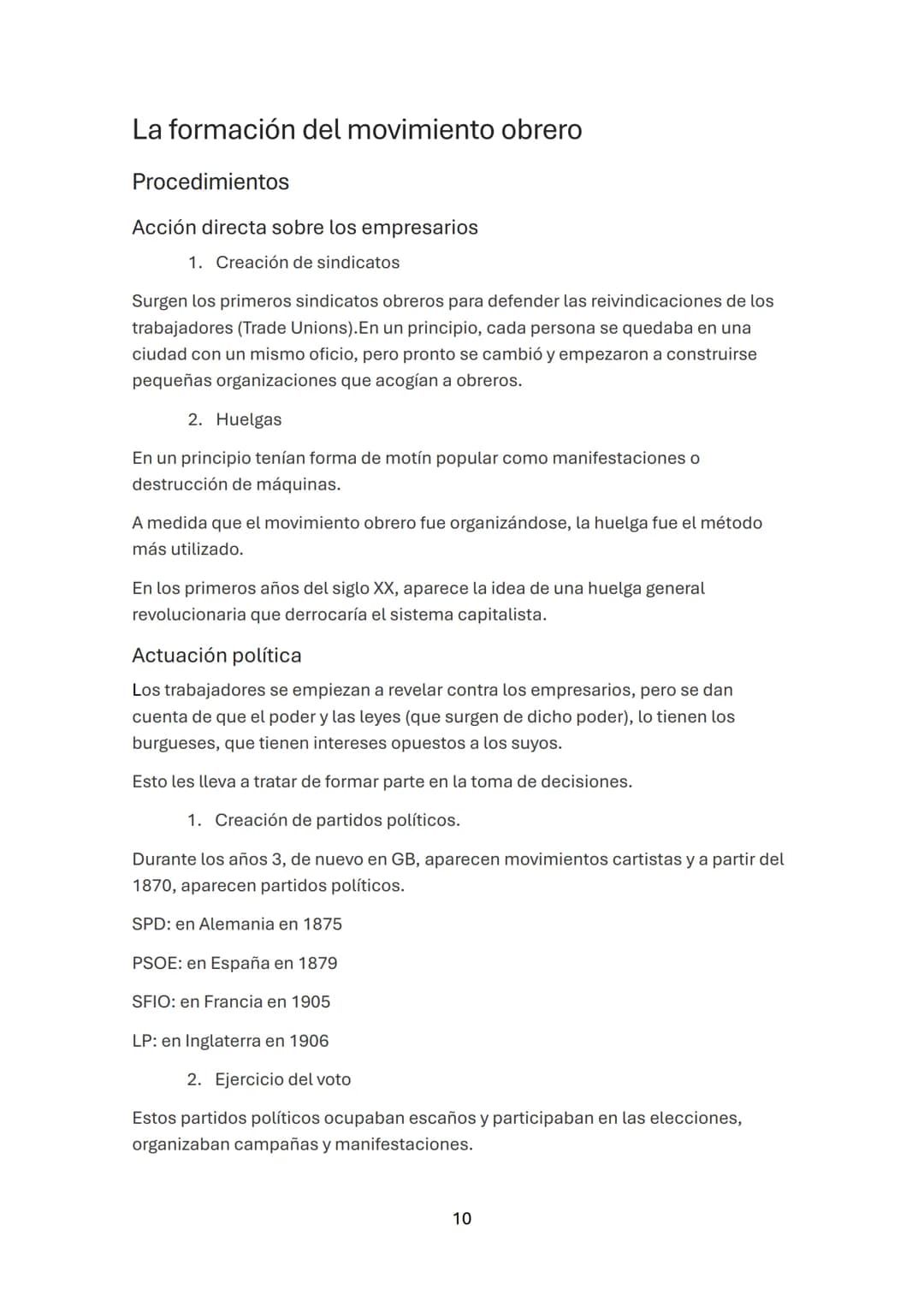 HISTORIA DEL MUNDO CONTEMPORÁNEO

Movimiento Obrero.
Índice de contenidos

1.1 Mortalidad ..................................................