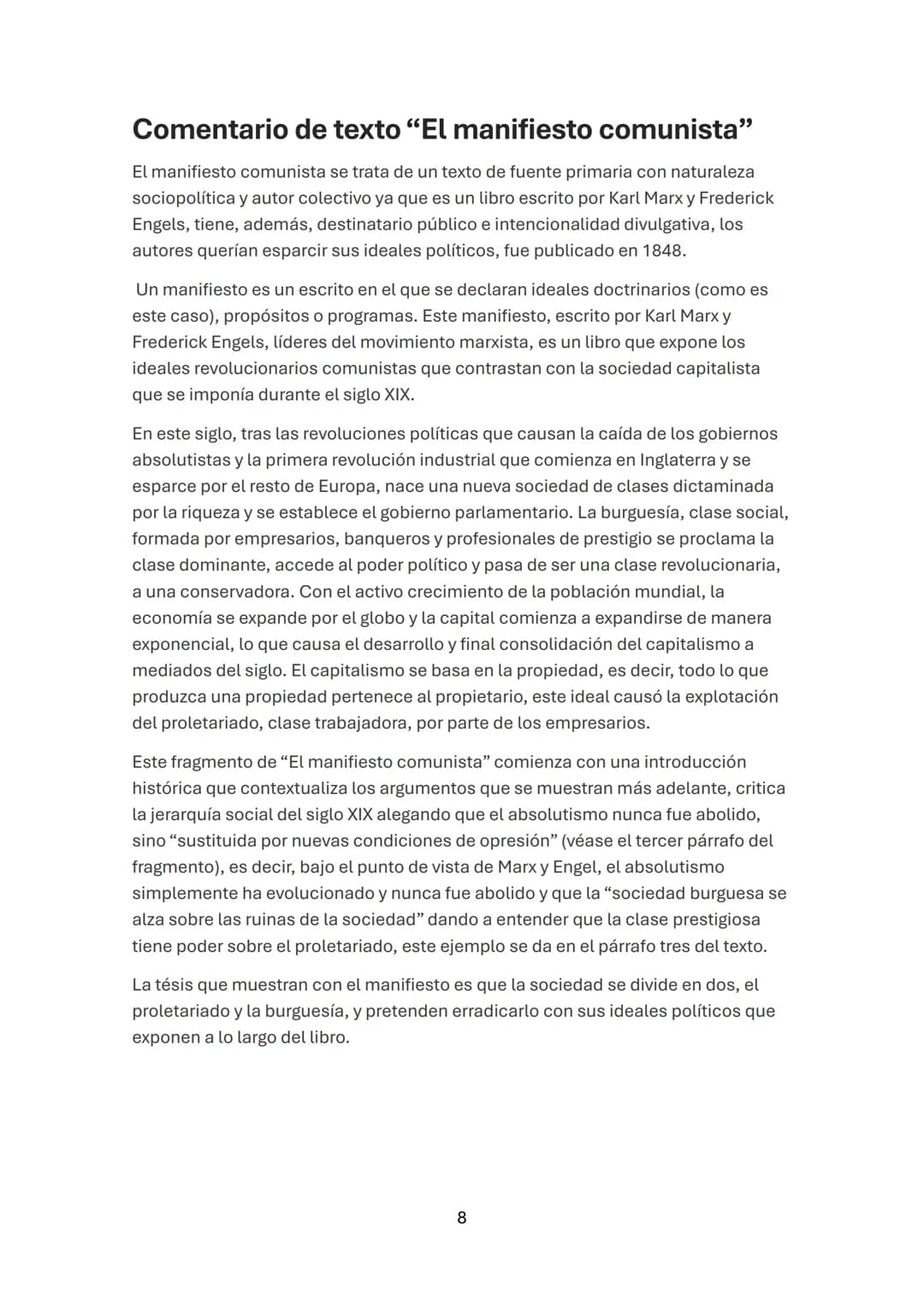 HISTORIA DEL MUNDO CONTEMPORÁNEO

Movimiento Obrero.
Índice de contenidos

1.1 Mortalidad ..................................................