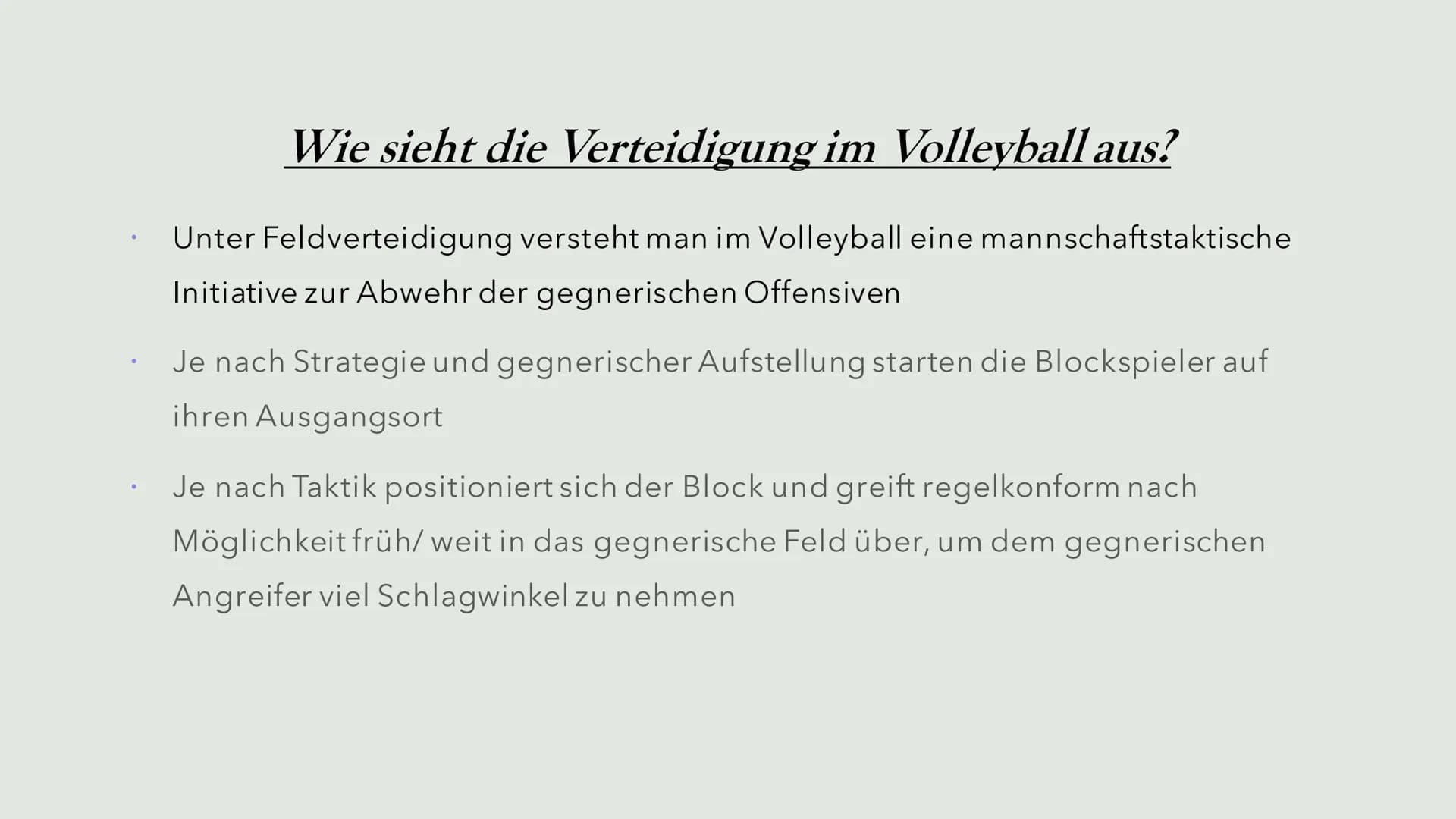 # Volleyball

Von Unbakannt # Inhaltsangabe

*   Was ist überhaupt Volleyball?
*   Wie lauten die Regeln für Volleyball?
*   Wie sieht der A