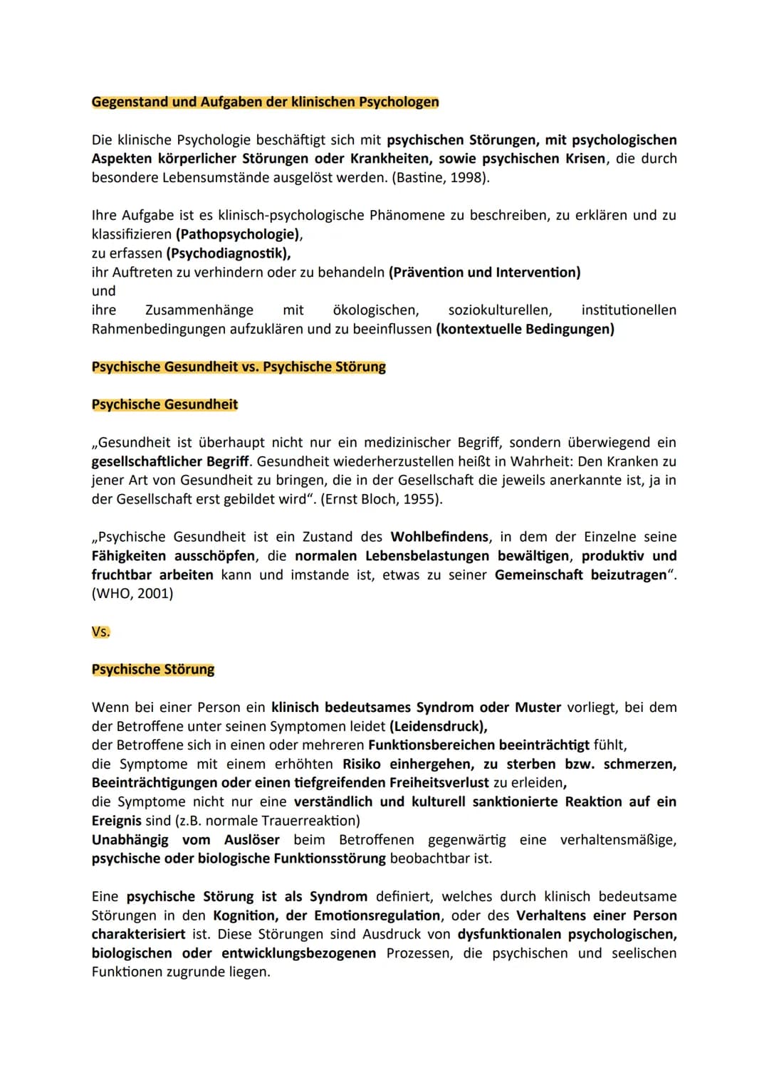 # Klausurvorbereitung Klinische Psychologie

Geschichte und Selbstverständnis der Klinischen Psychologie

## 3 Gründungsväter

Emil Kraepeli