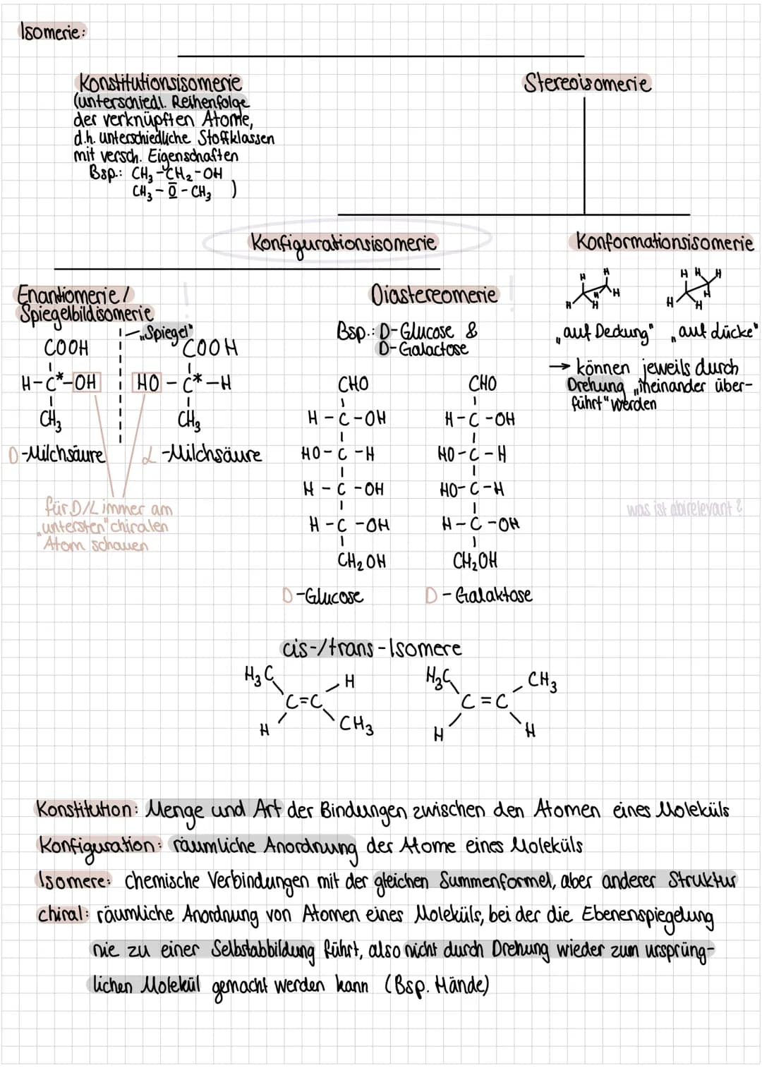 Kohlenhydrate

Allgemein:
*   wichtige Energielieferanten, Gerüstsubstanzen
*   Monosaccharide, Disaccharide, Polysaccharide

Fischer-Projek