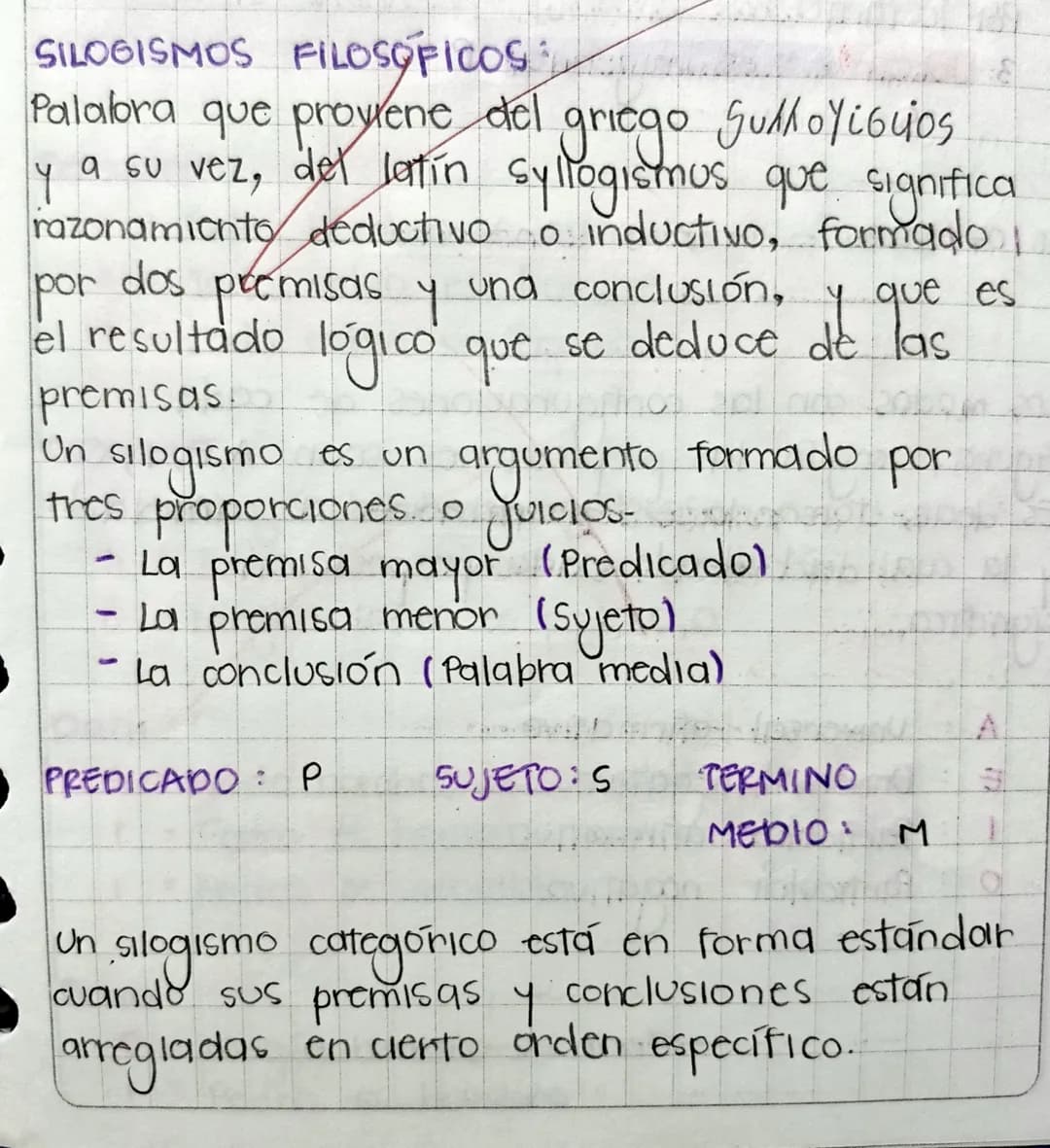# SILOGISMOS FILOSOFICOS
Palabra que proviene del griego Gulloyiocios
y a su vez, det latin syllogismus que significa
razonamiento deductivo