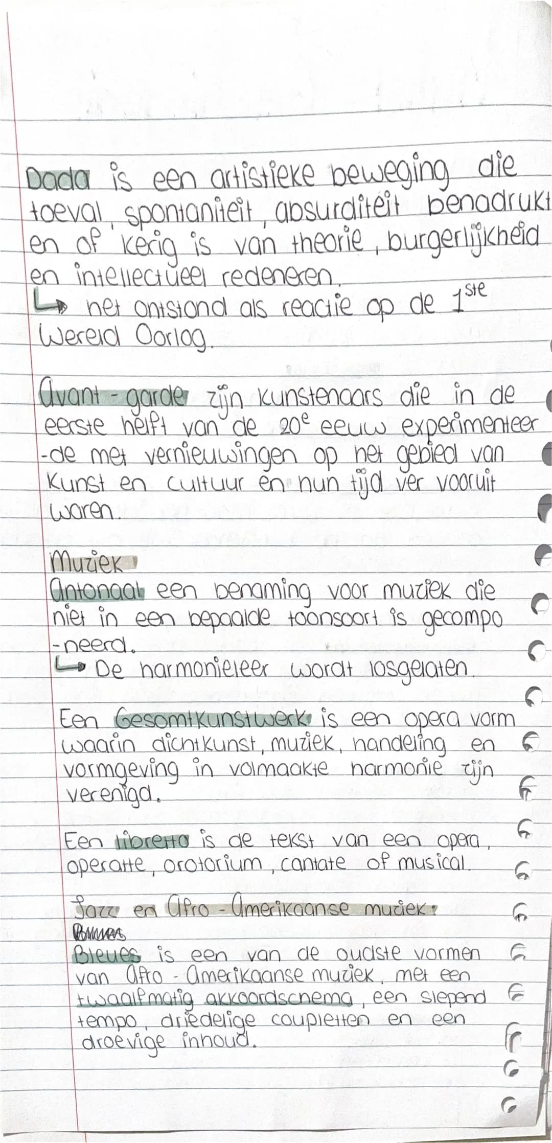 # Kunst Geschiedenis

hoofdstuk 8
§1 expressie

Kunst waarin de werkelijkneid niet op een
herkanbare manier wordt gerepresenteerd
noem je ab