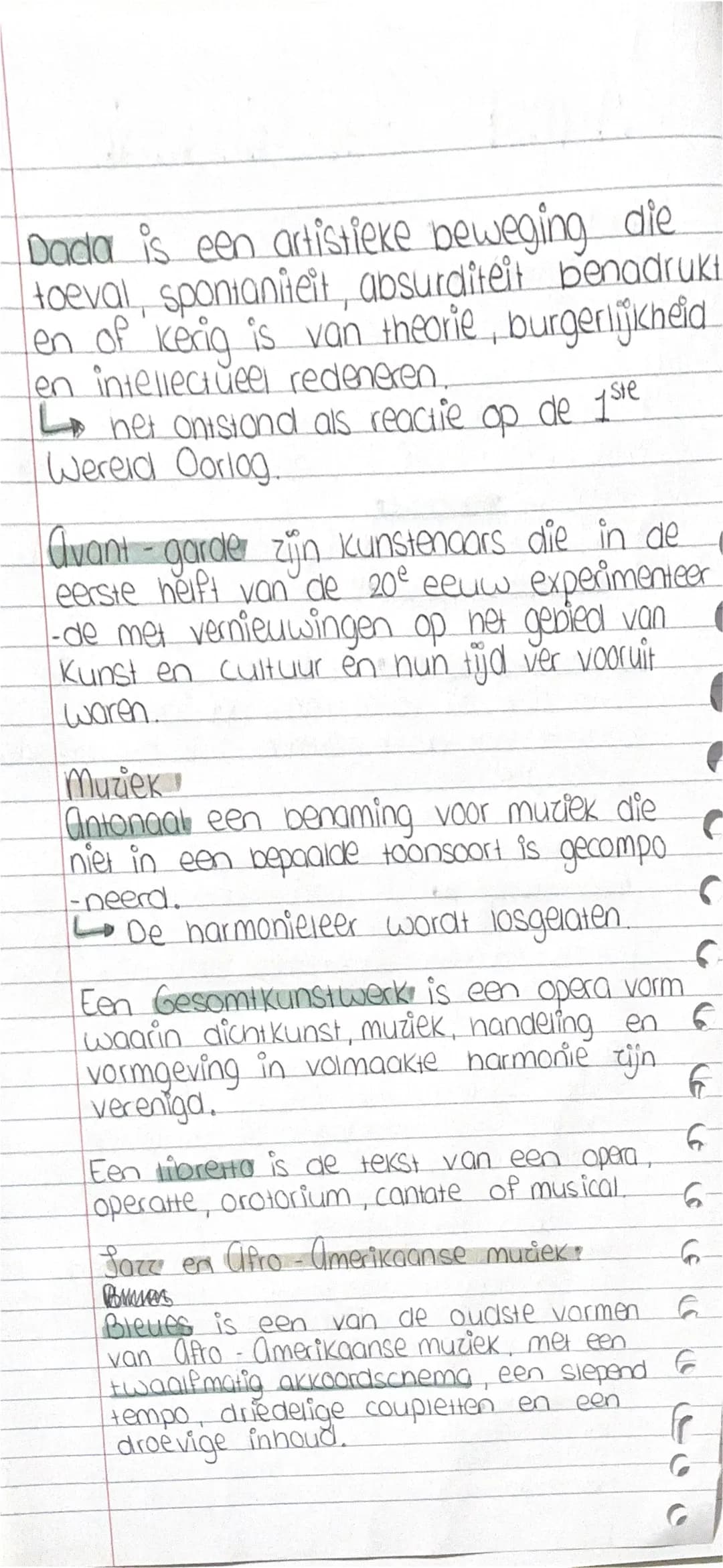 # Kunst Geschiedenis

hoofdstuk 8
§1 expressie

Kunst waarin de werkelijkneid niet op een
herkanbare manier wordt gerepresenteerd
noem je ab