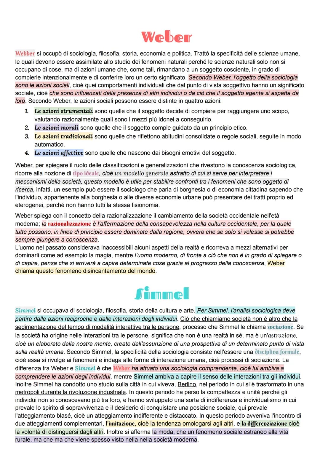 # Weber

Webber si occupò di sociologia, filosofia, storia, economia e politica. Trattò la specificità delle scienze umane,
le quali devono 