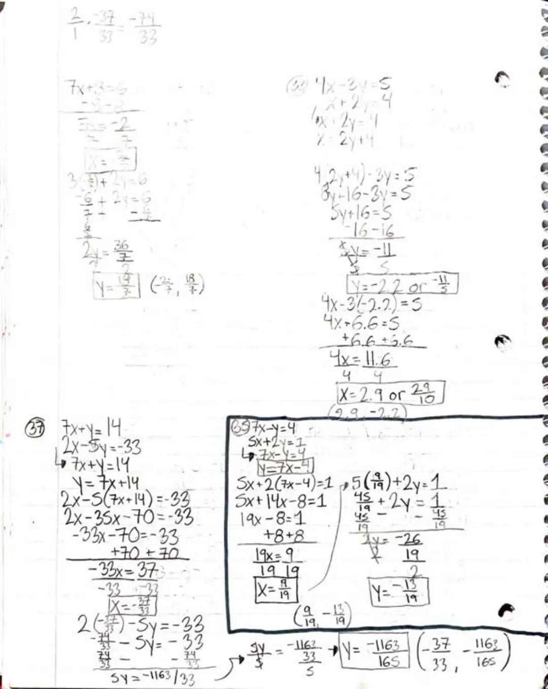 # Section 6.2: Solving Systems of Linear Equations (Substitution) 3/25/18

1.  Finding a graphical solution of a system of equations is base