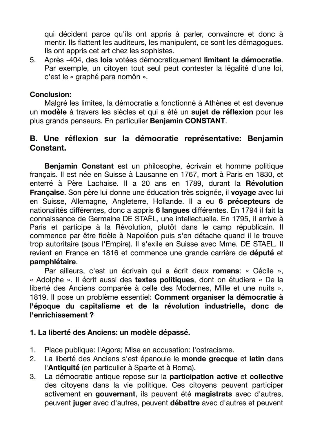 # CHAPITRE III: COMPRENDRE UN RÉGIME
POLITIQUE: LA DÉMOCRATIE

INTRODUCTION GÉNÉRALE: LA DÉMOCRATIE ET LES
DÉMOCRATIES EN 2023

A) Le fil dé
