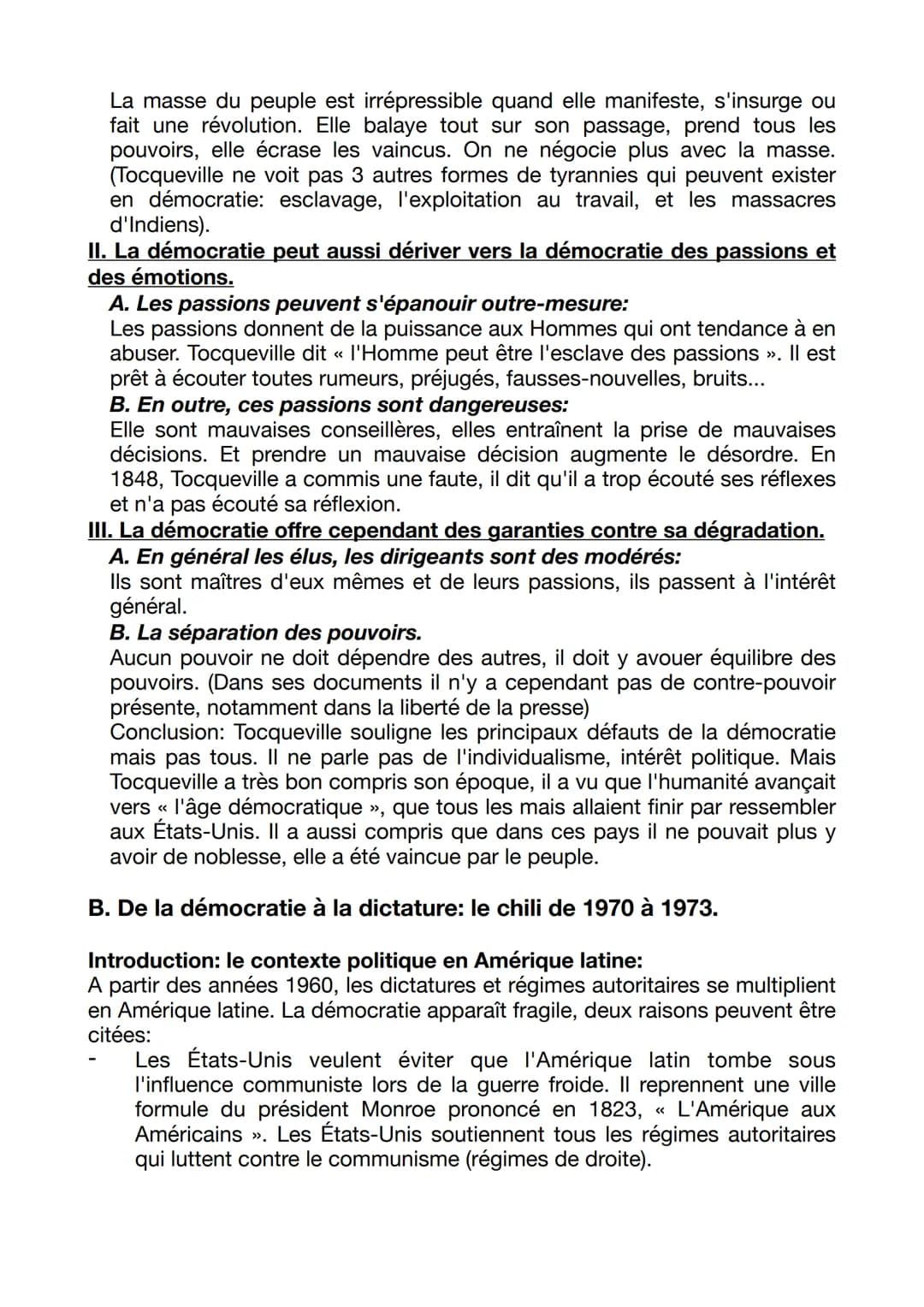 # CHAPITRE III: COMPRENDRE UN RÉGIME
POLITIQUE: LA DÉMOCRATIE

INTRODUCTION GÉNÉRALE: LA DÉMOCRATIE ET LES
DÉMOCRATIES EN 2023

A) Le fil dé