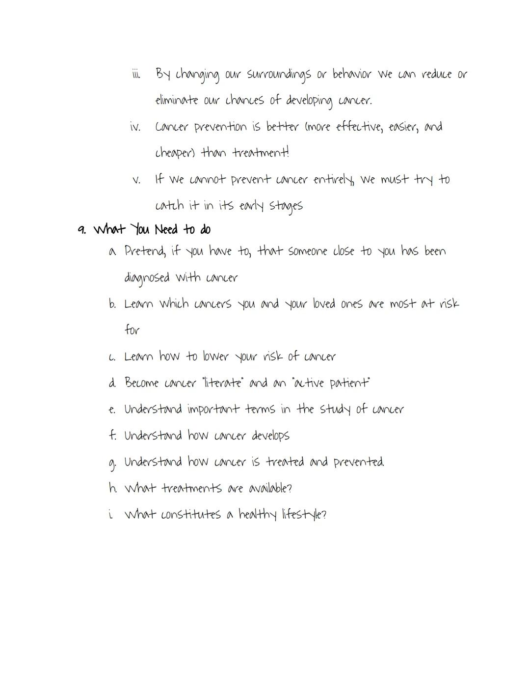 Cancer Notes

I Cancer In The U.S today

a The Reality of Cancer

i. Cancer is the second leading cause of death in the U.S.

ii. 1,762,450 