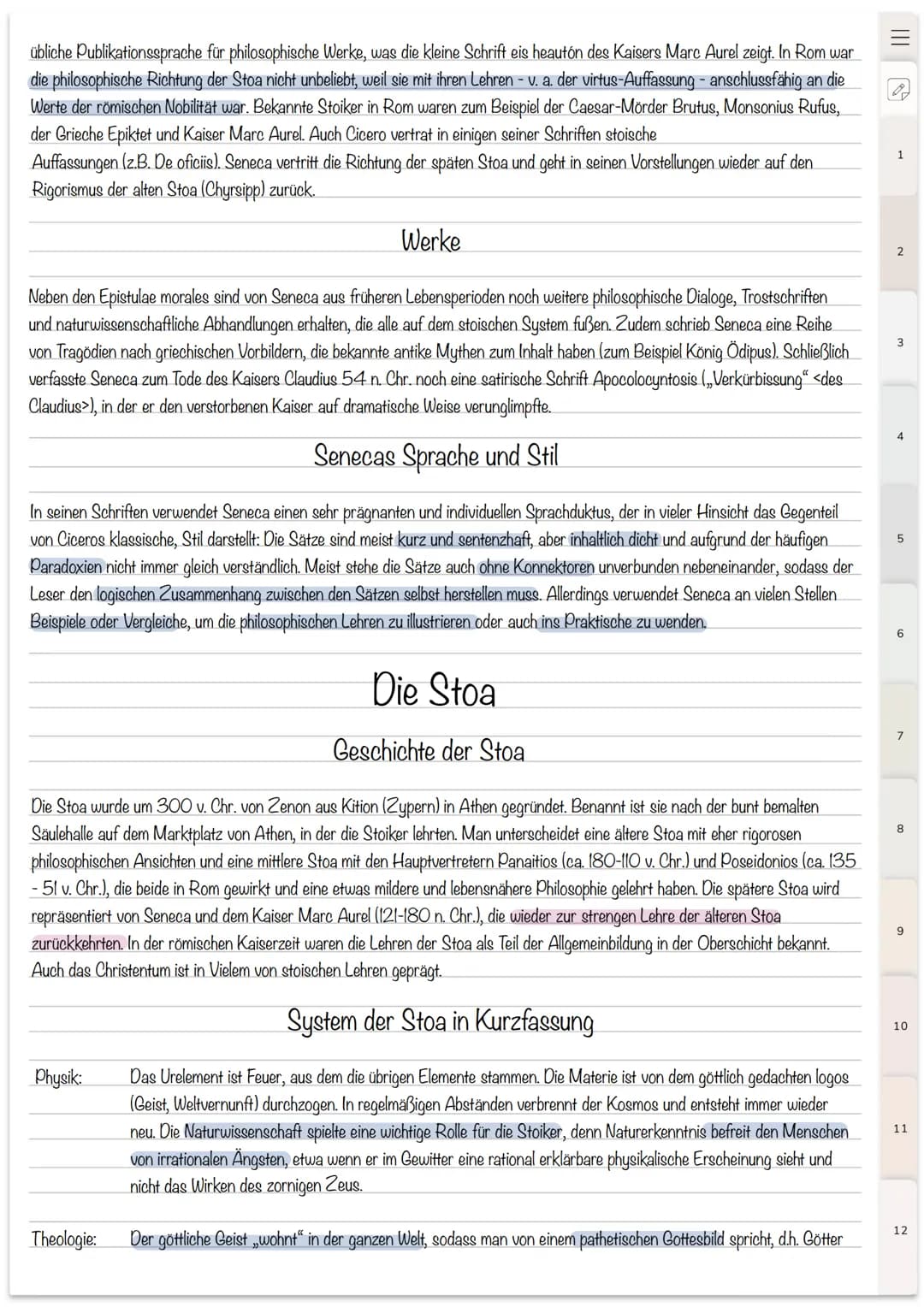  # Seneca: Leben und Werk

Leben

Seneca stammt aus Córdoba in Spanien und wurde 4 v. Chr. geboren. Er starb im Jahr 65 n. Chr. durch Freito